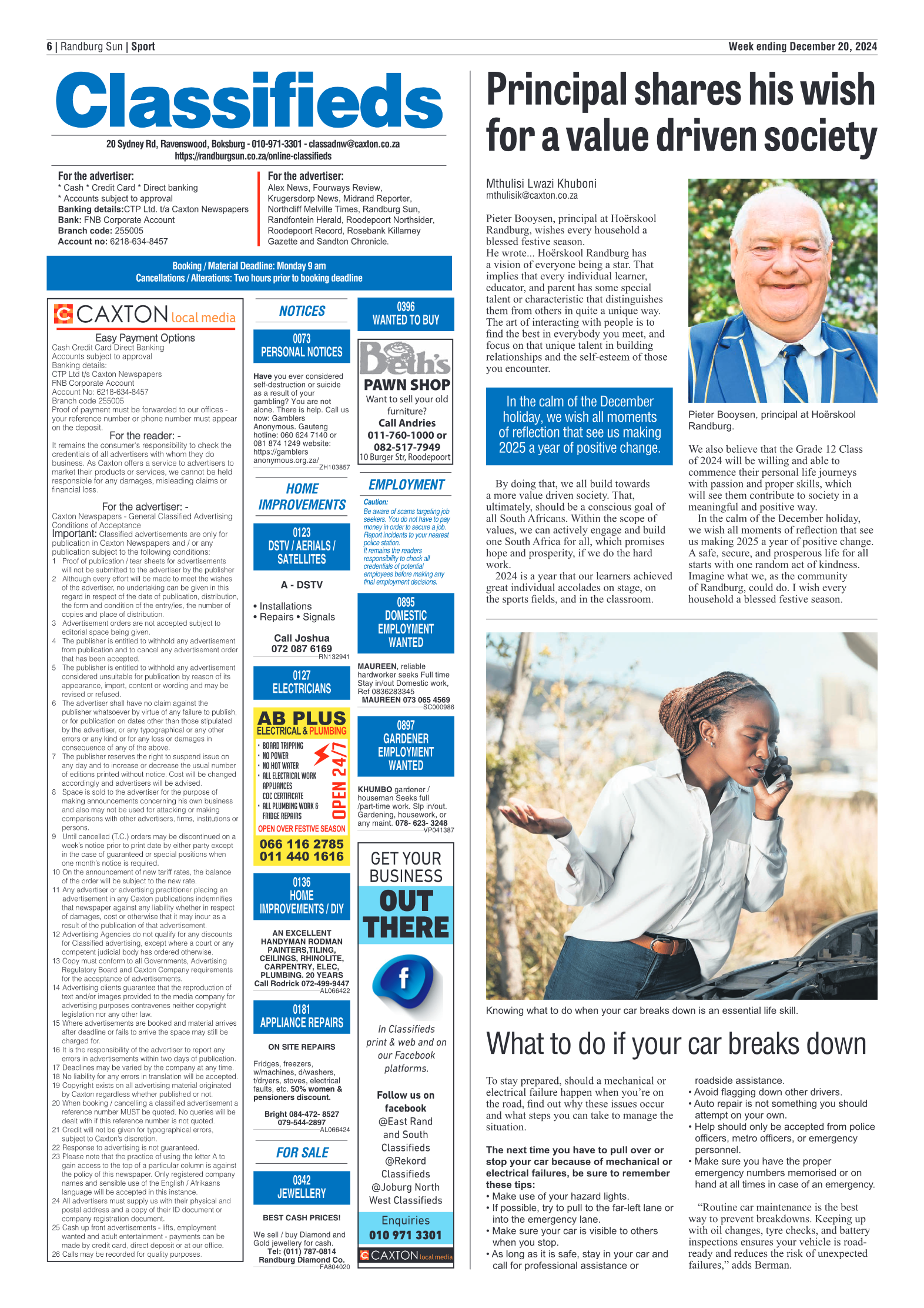 Randburg Sun 20 December 2024 page 6