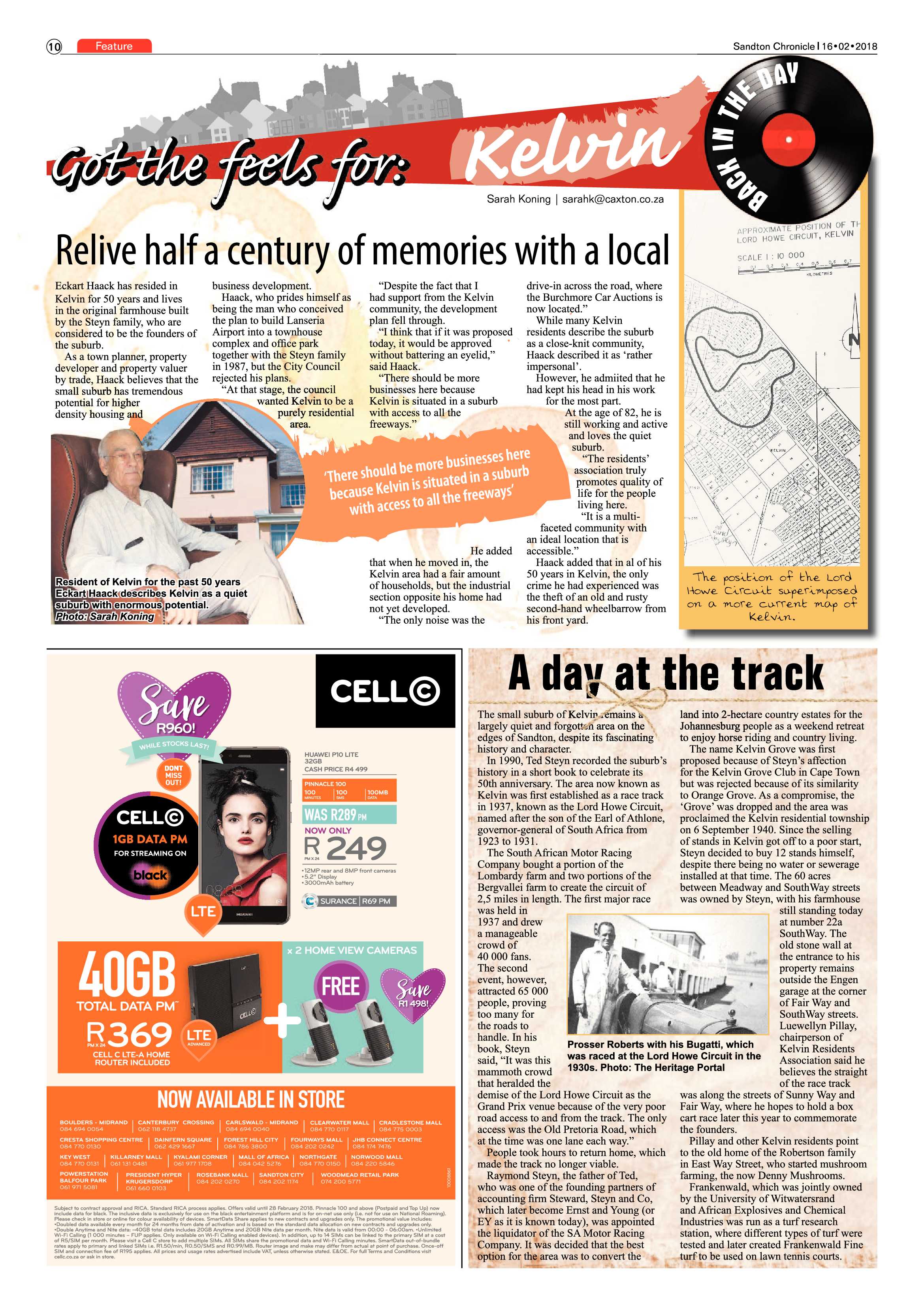 Sandton Chronicle 16 February, 2018 page 10
