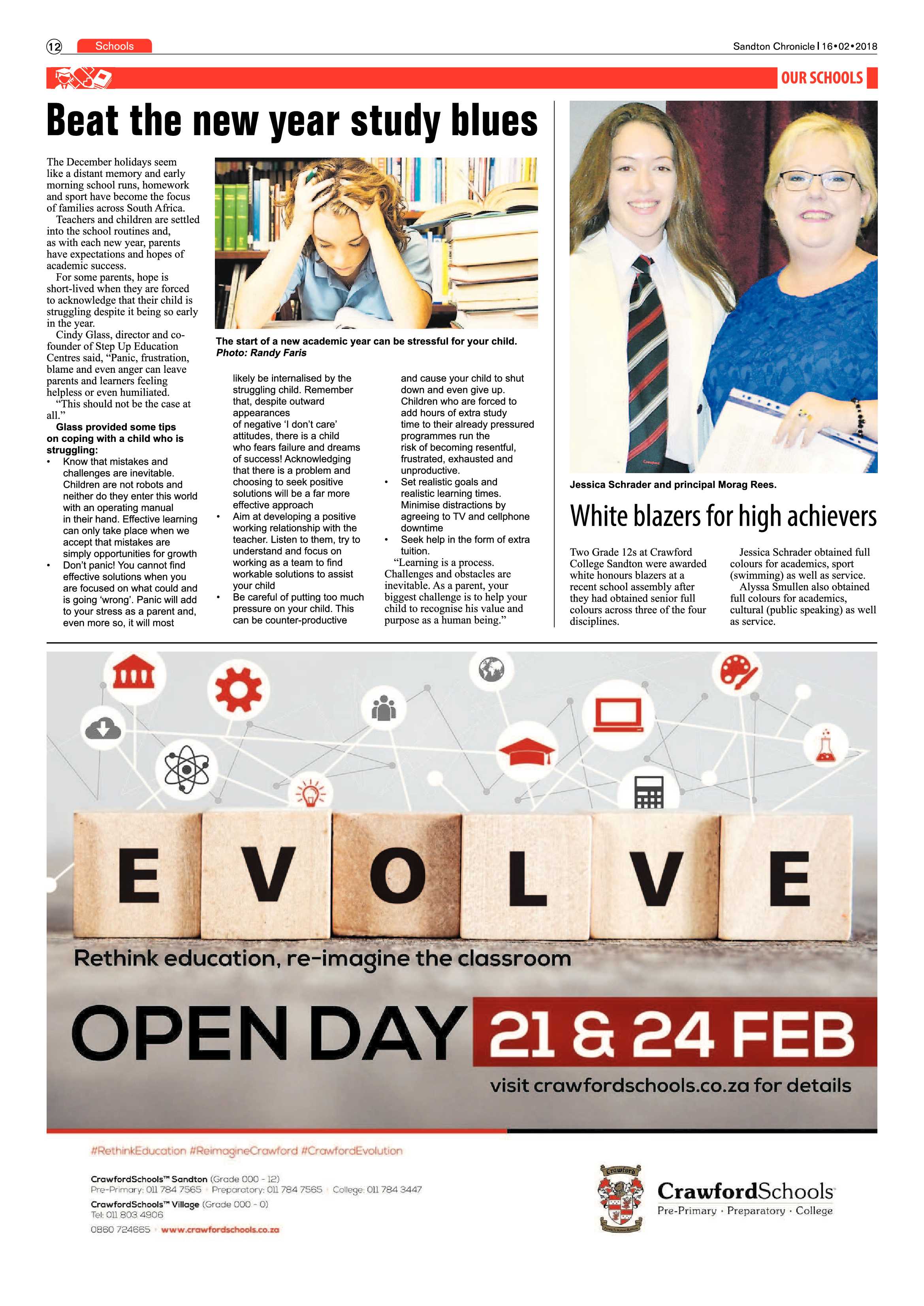 Sandton Chronicle 16 February, 2018 page 12