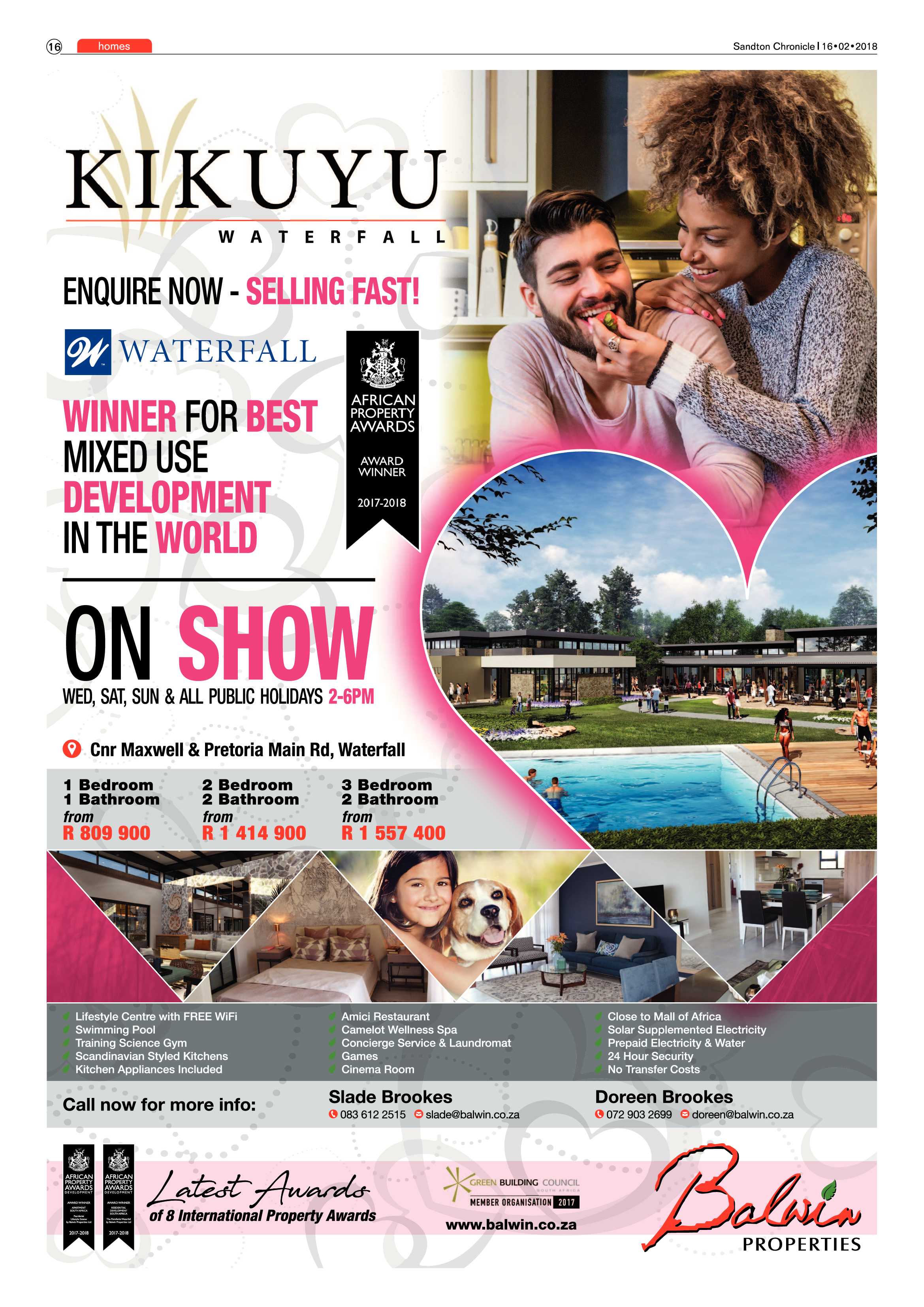 Sandton Chronicle 16 February, 2018 page 16