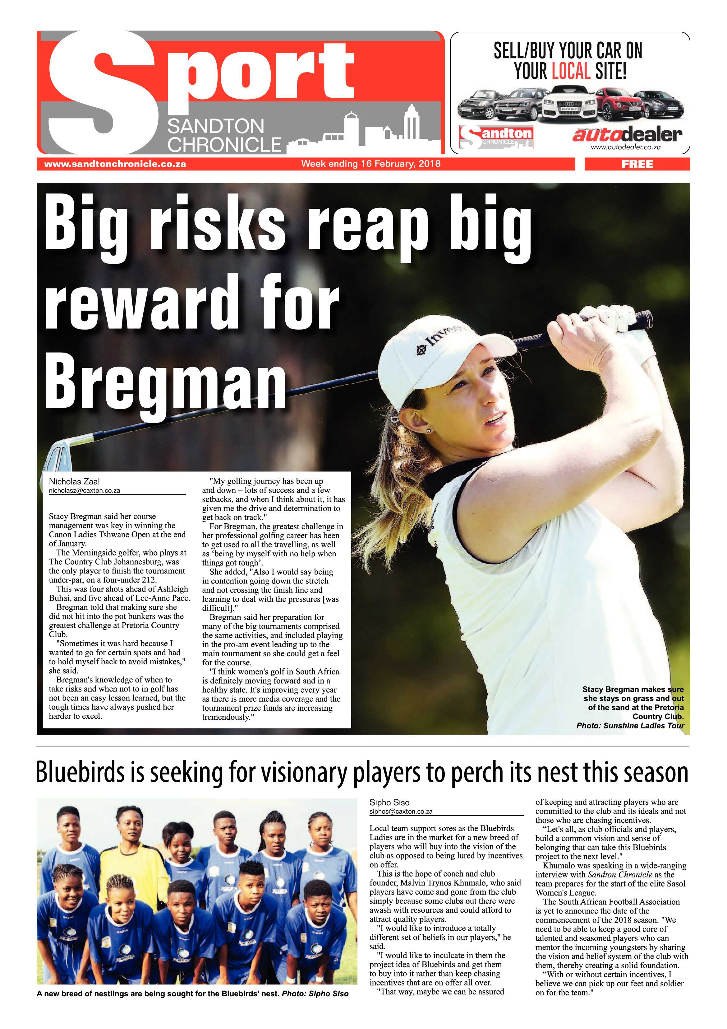 Sandton Chronicle 16 February, 2018 page 20