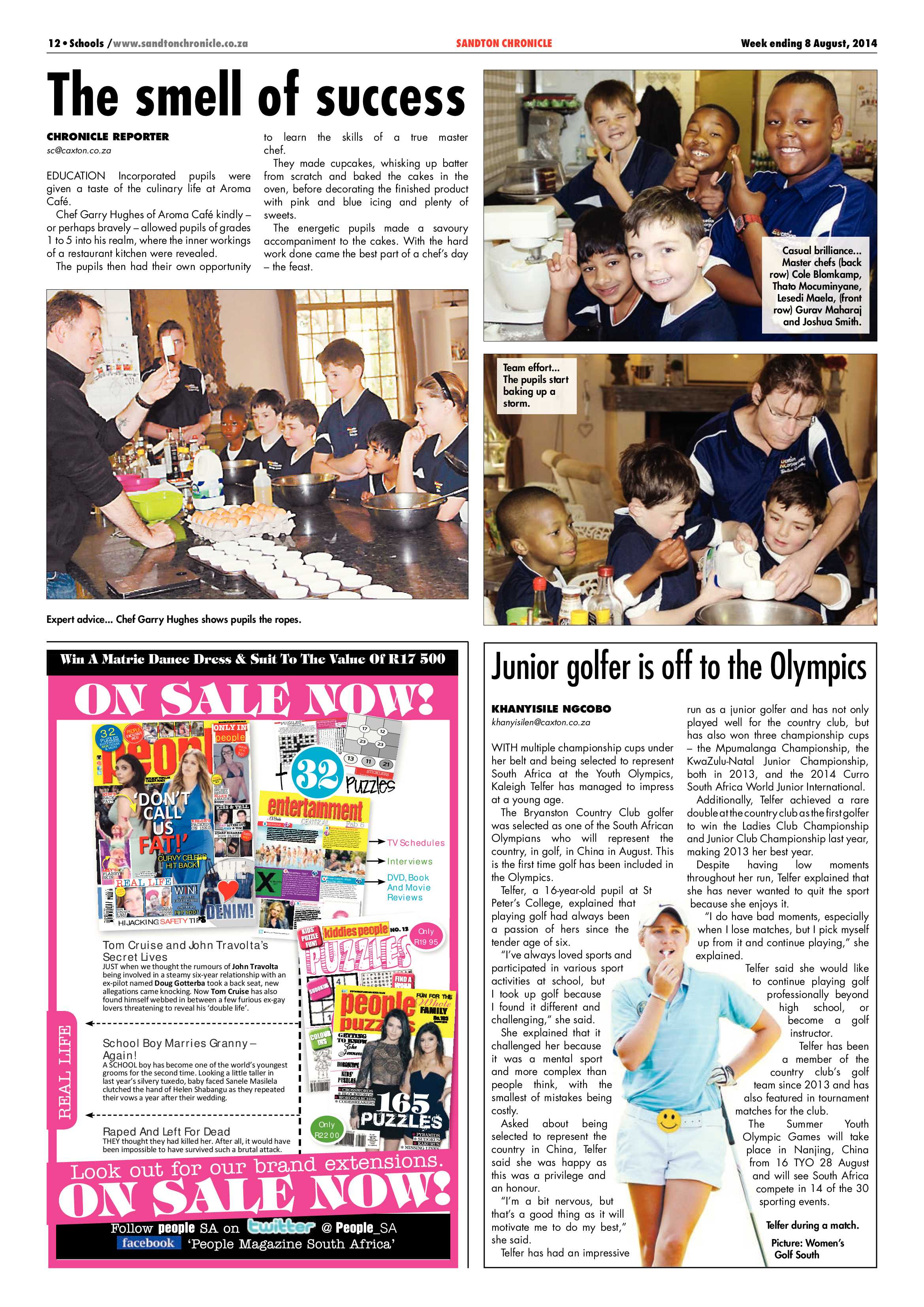 SANDTON CHRONICLE 08 AUGUST 2014 page 12