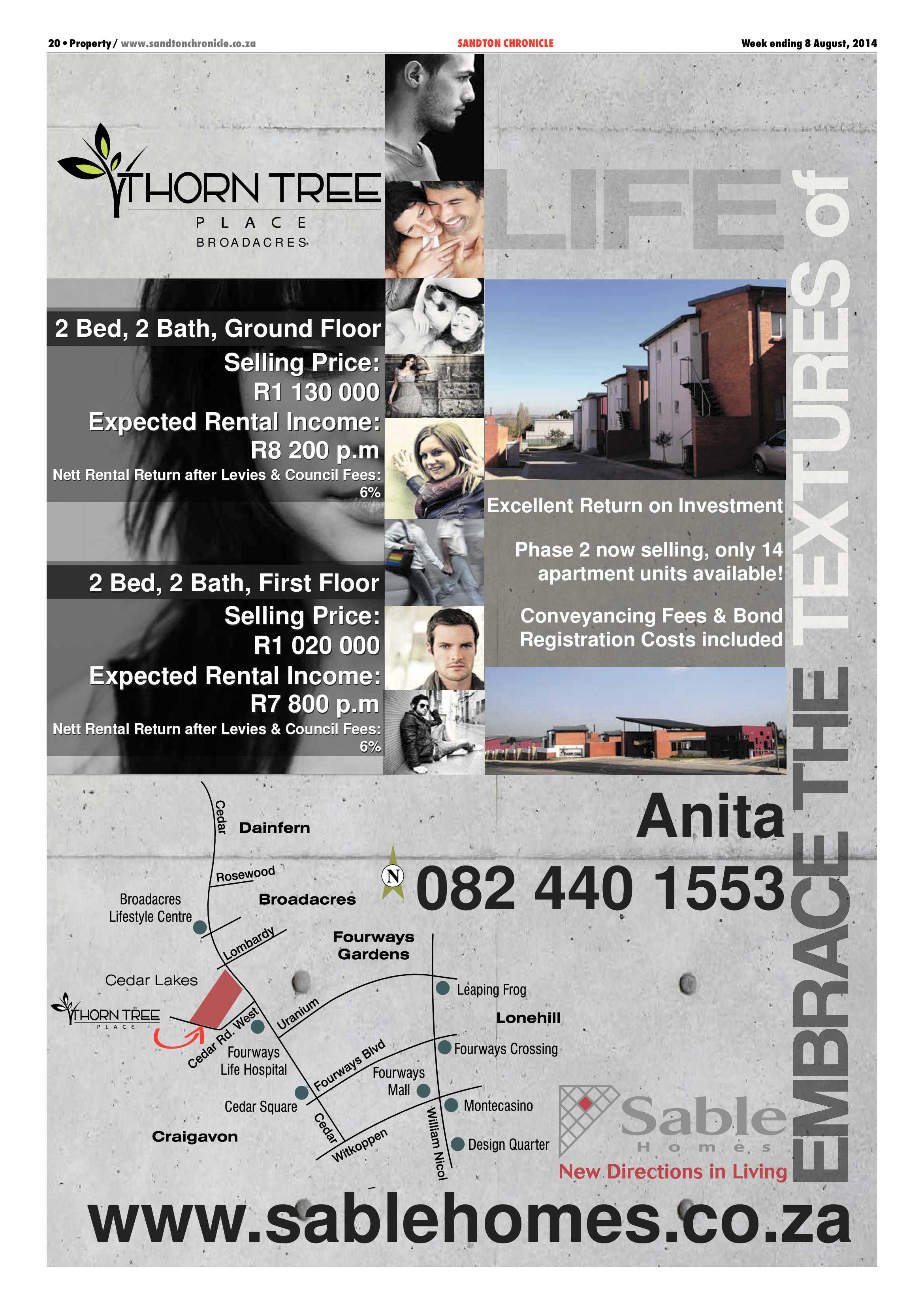 SANDTON CHRONICLE 08 AUGUST 2014 page 20
