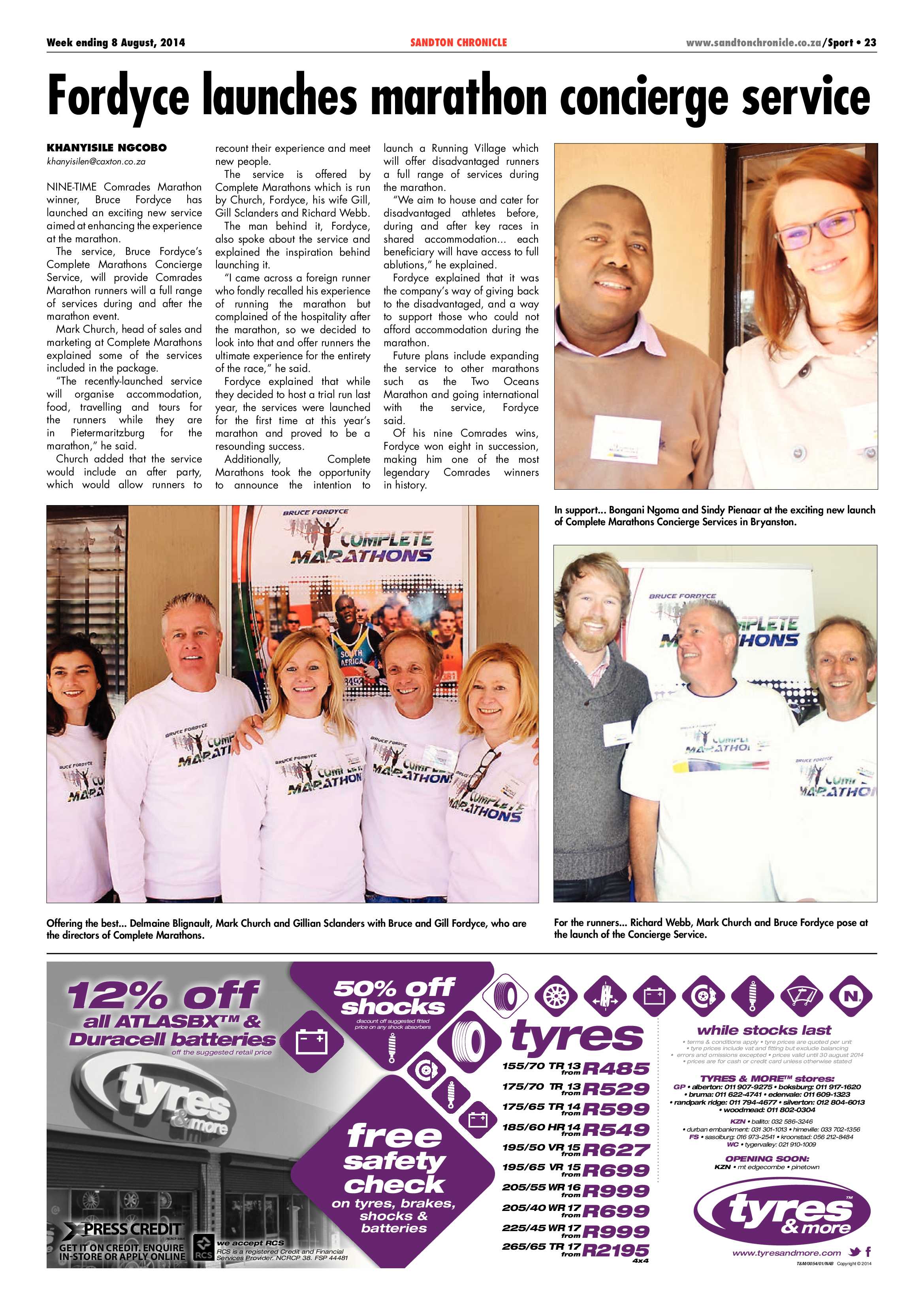 SANDTON CHRONICLE 08 AUGUST 2014 page 23