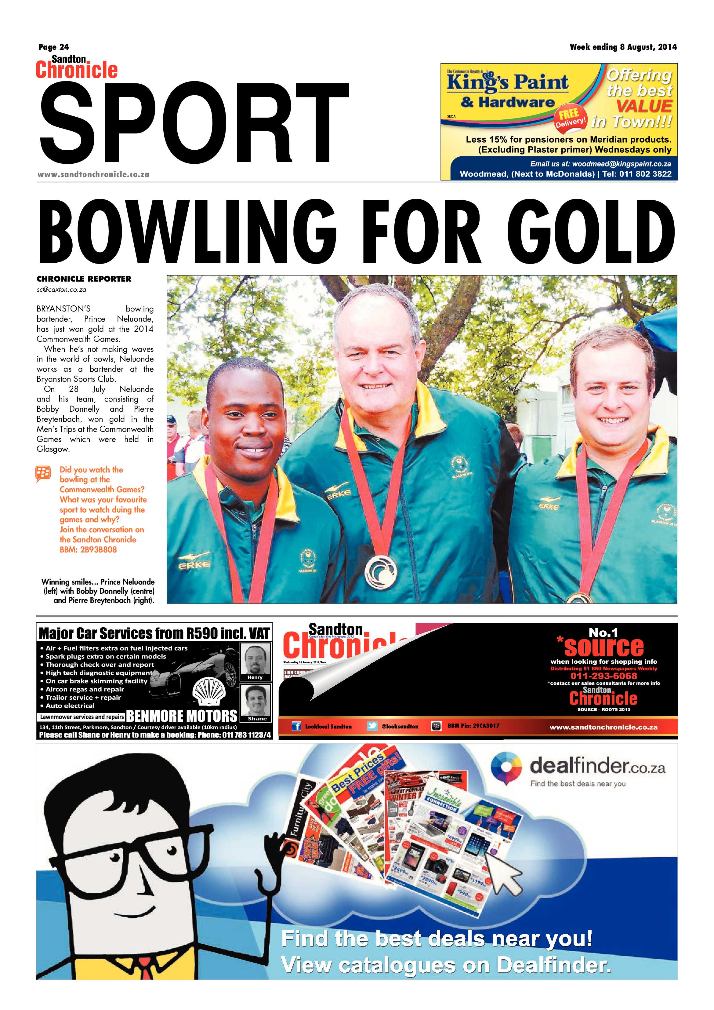 SANDTON CHRONICLE 08 AUGUST 2014 page 24