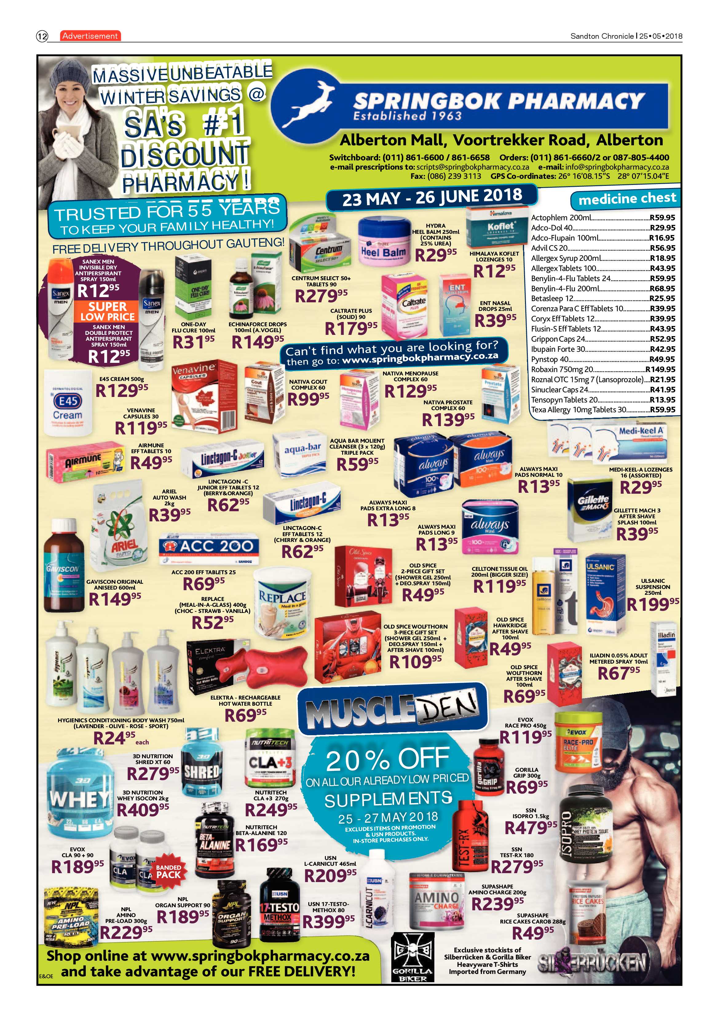 Sandton Chronicle 25 May 2018 page 12