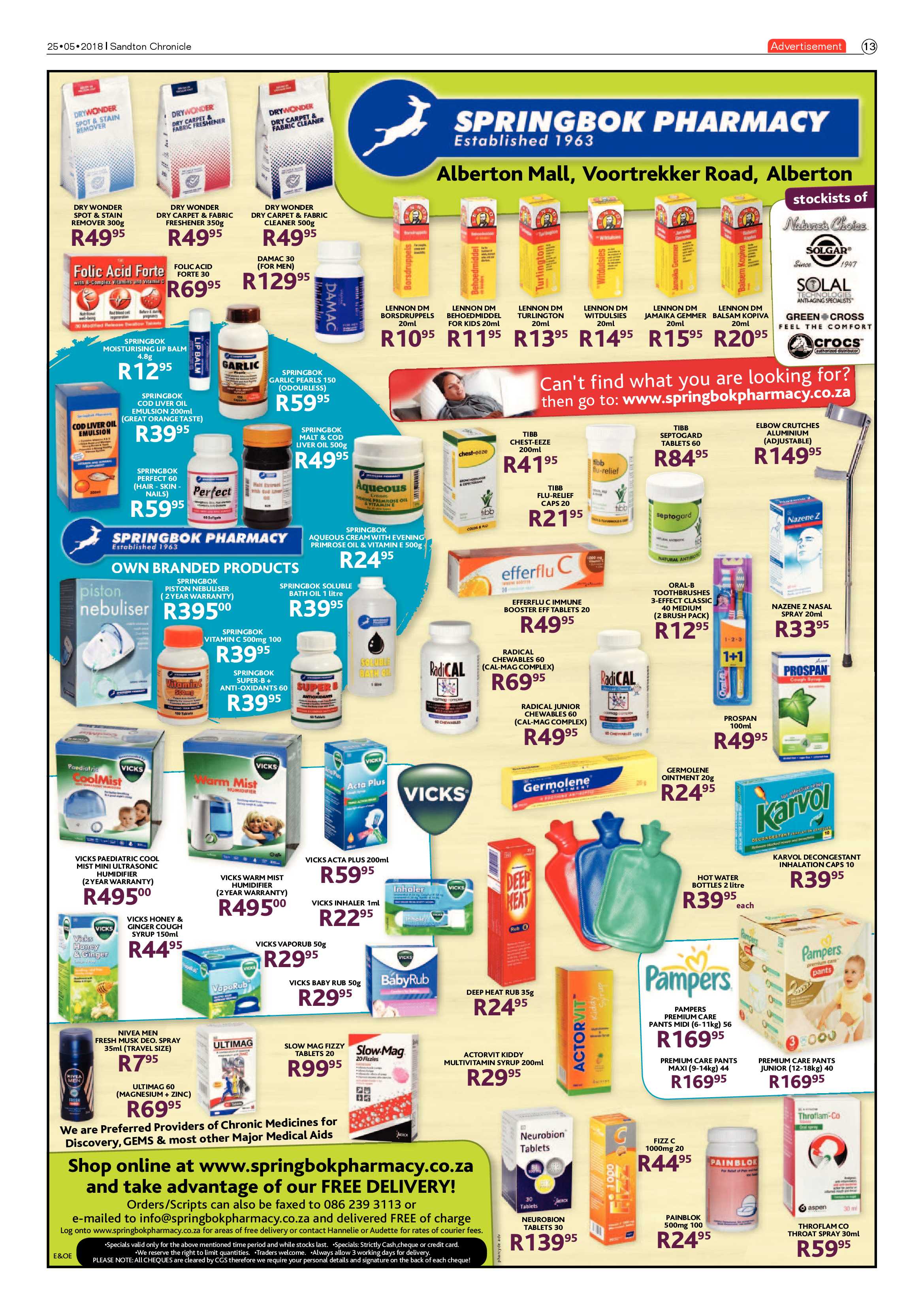 Sandton Chronicle 25 May 2018 page 13