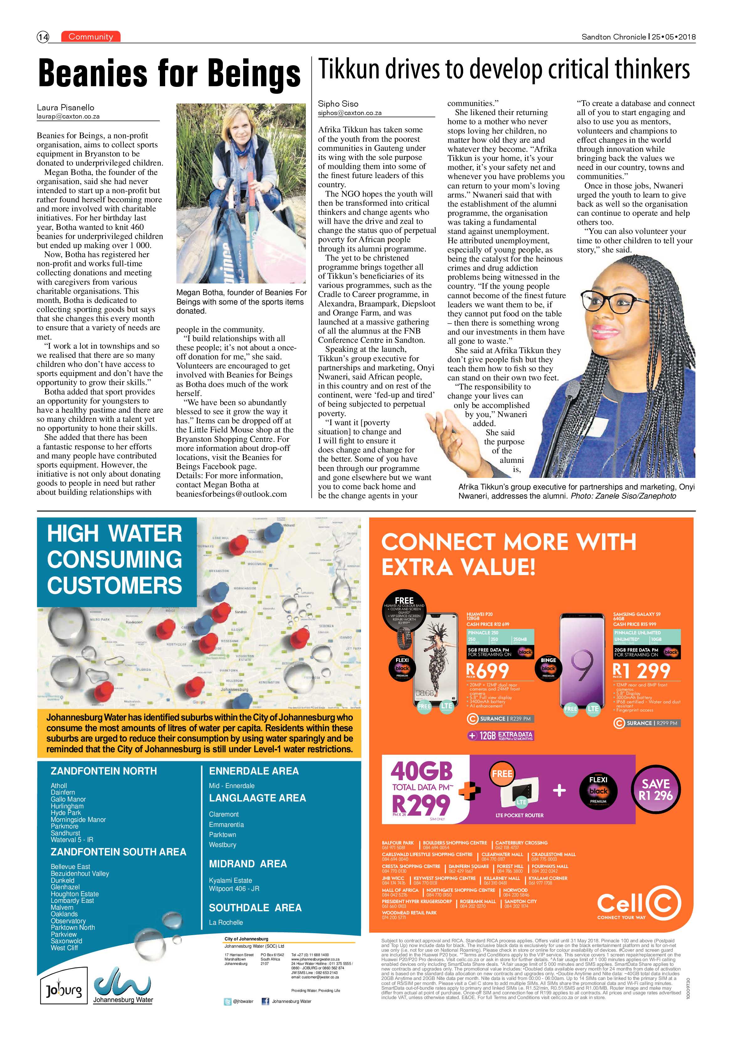 Sandton Chronicle 25 May 2018 page 14