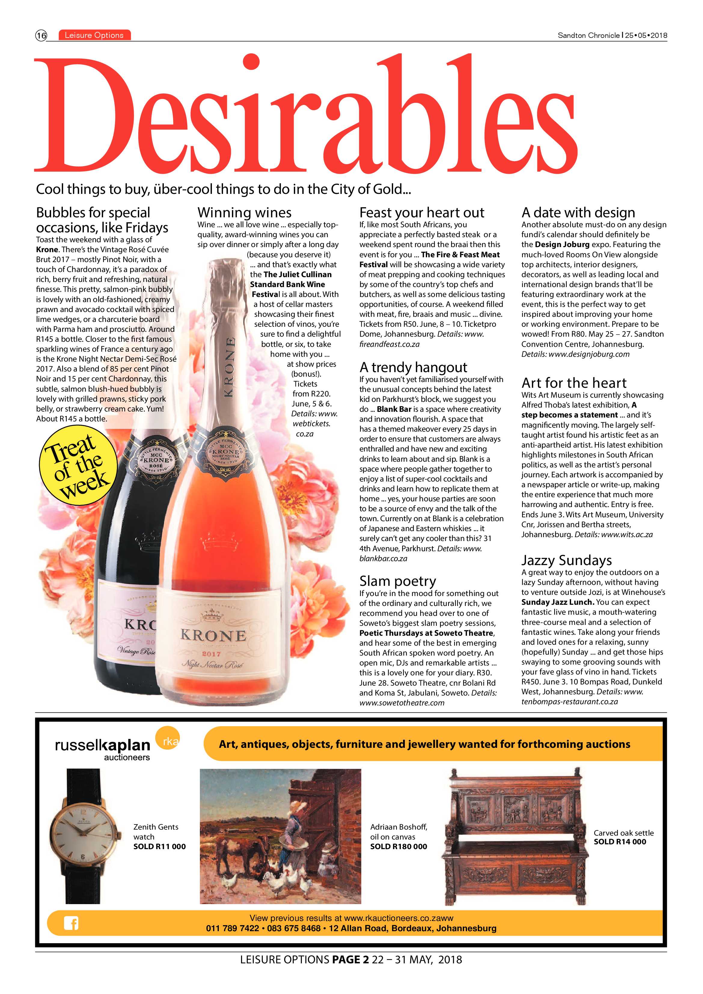Sandton Chronicle 25 May 2018 page 16