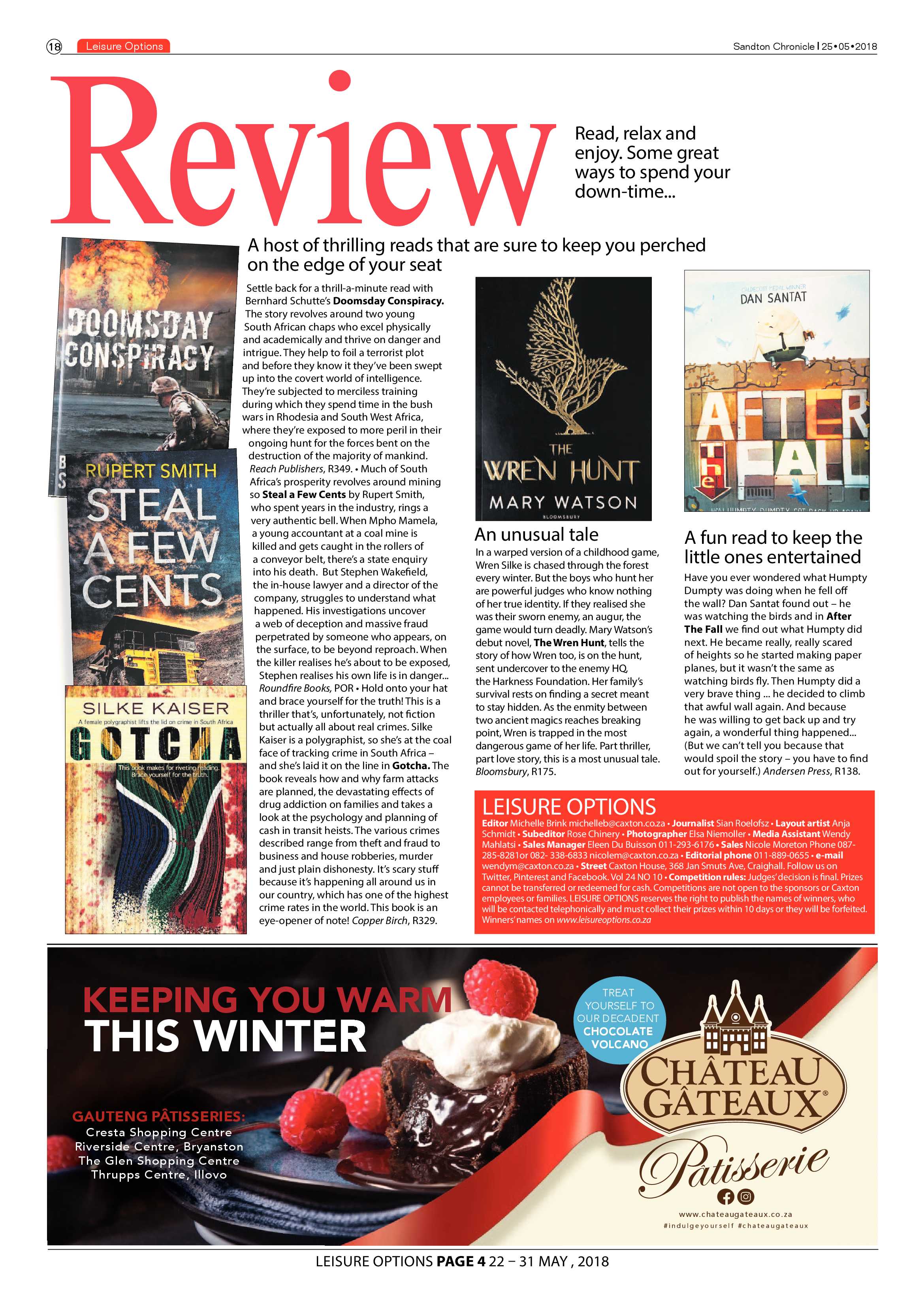 Sandton Chronicle 25 May 2018 page 18