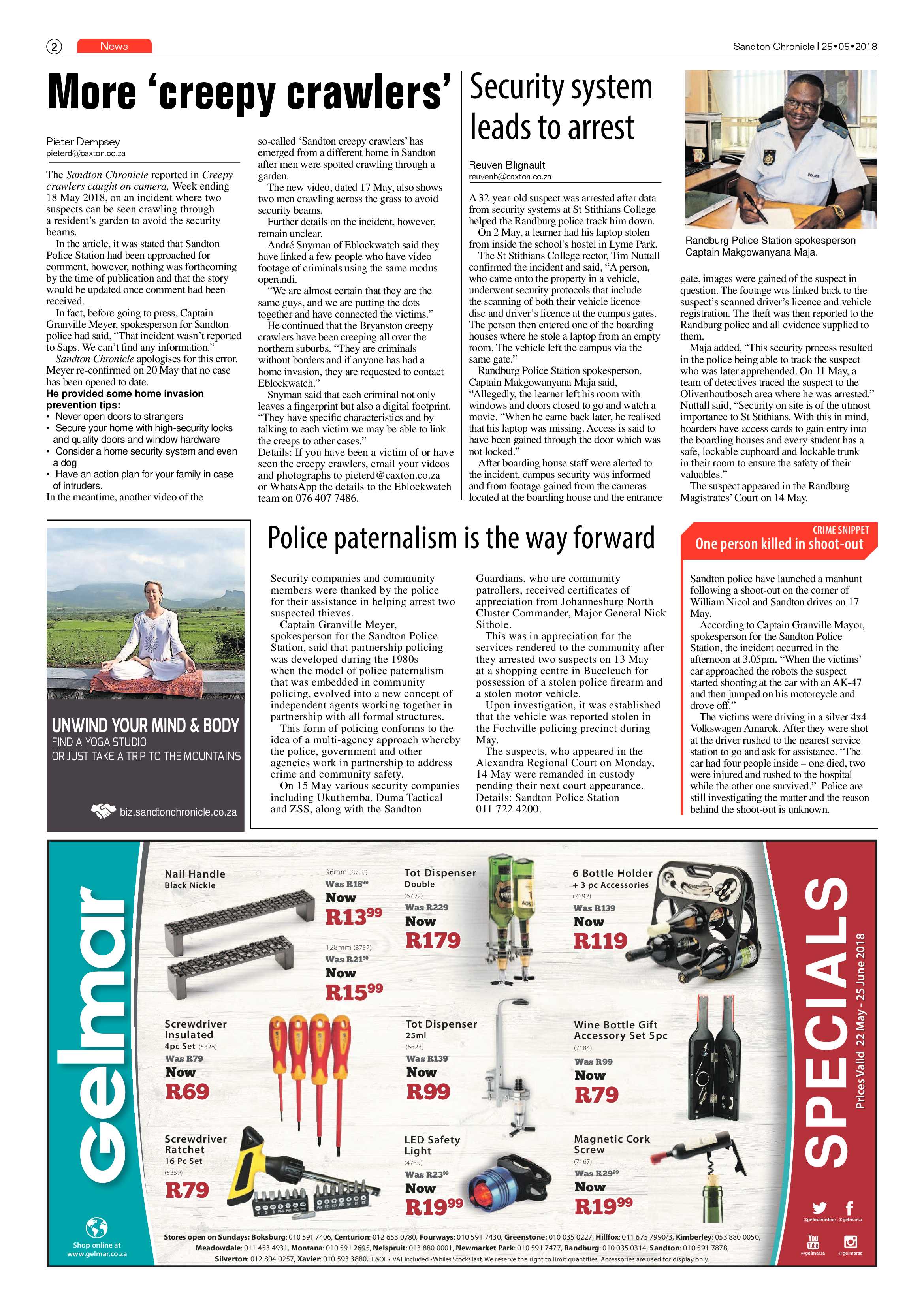 Sandton Chronicle 25 May 2018 page 2