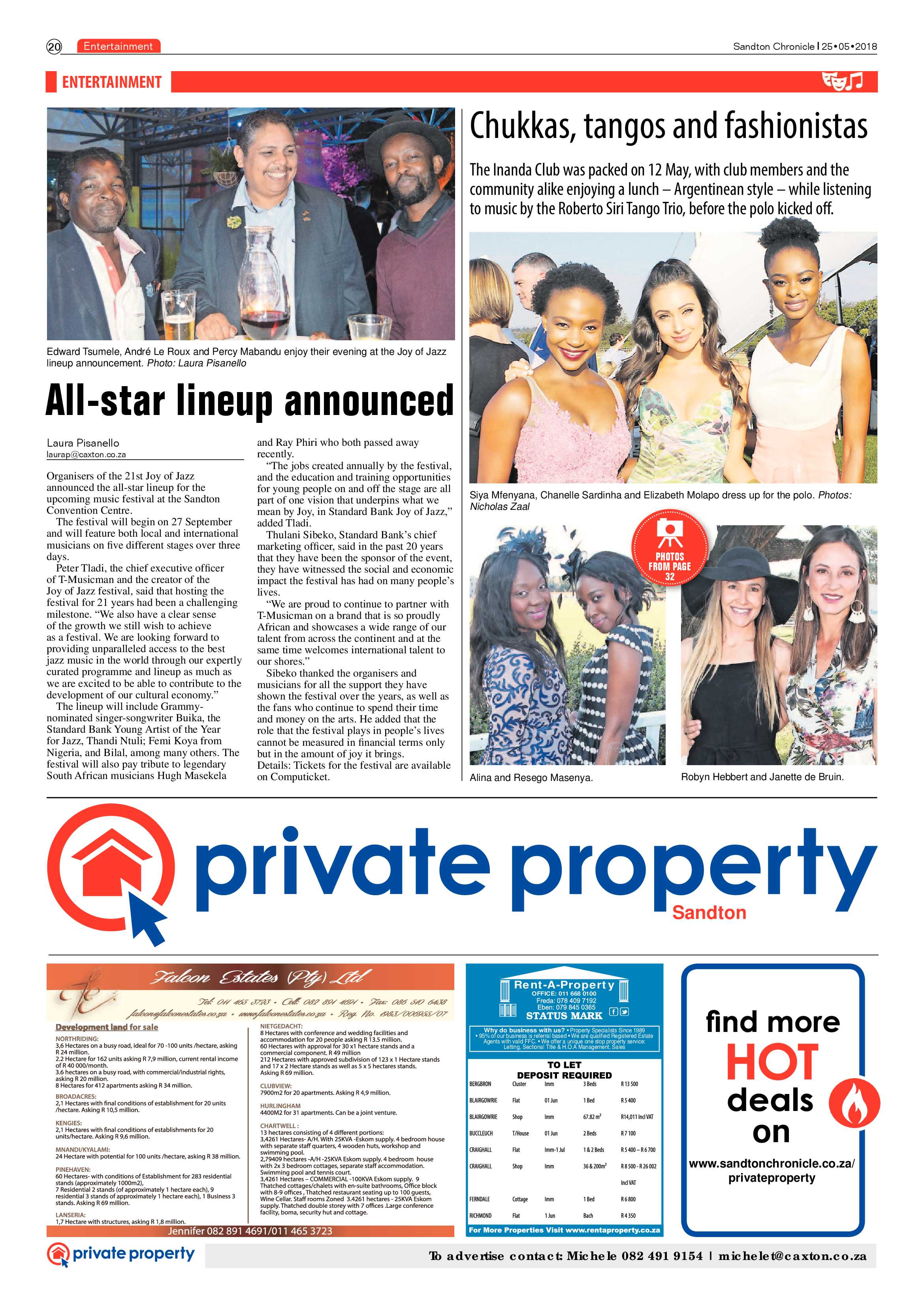 Sandton Chronicle 25 May 2018 page 20