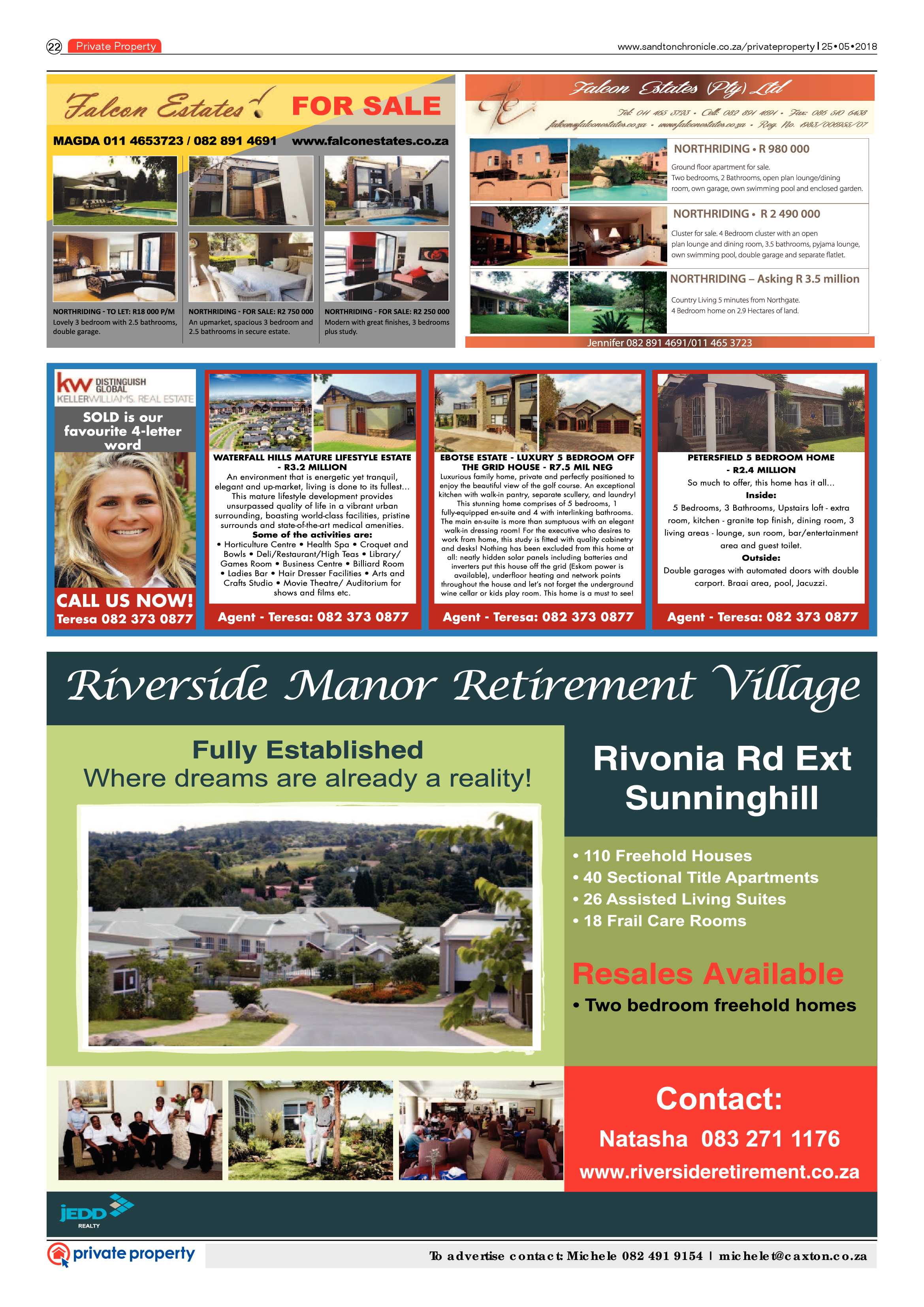 Sandton Chronicle 25 May 2018 page 22