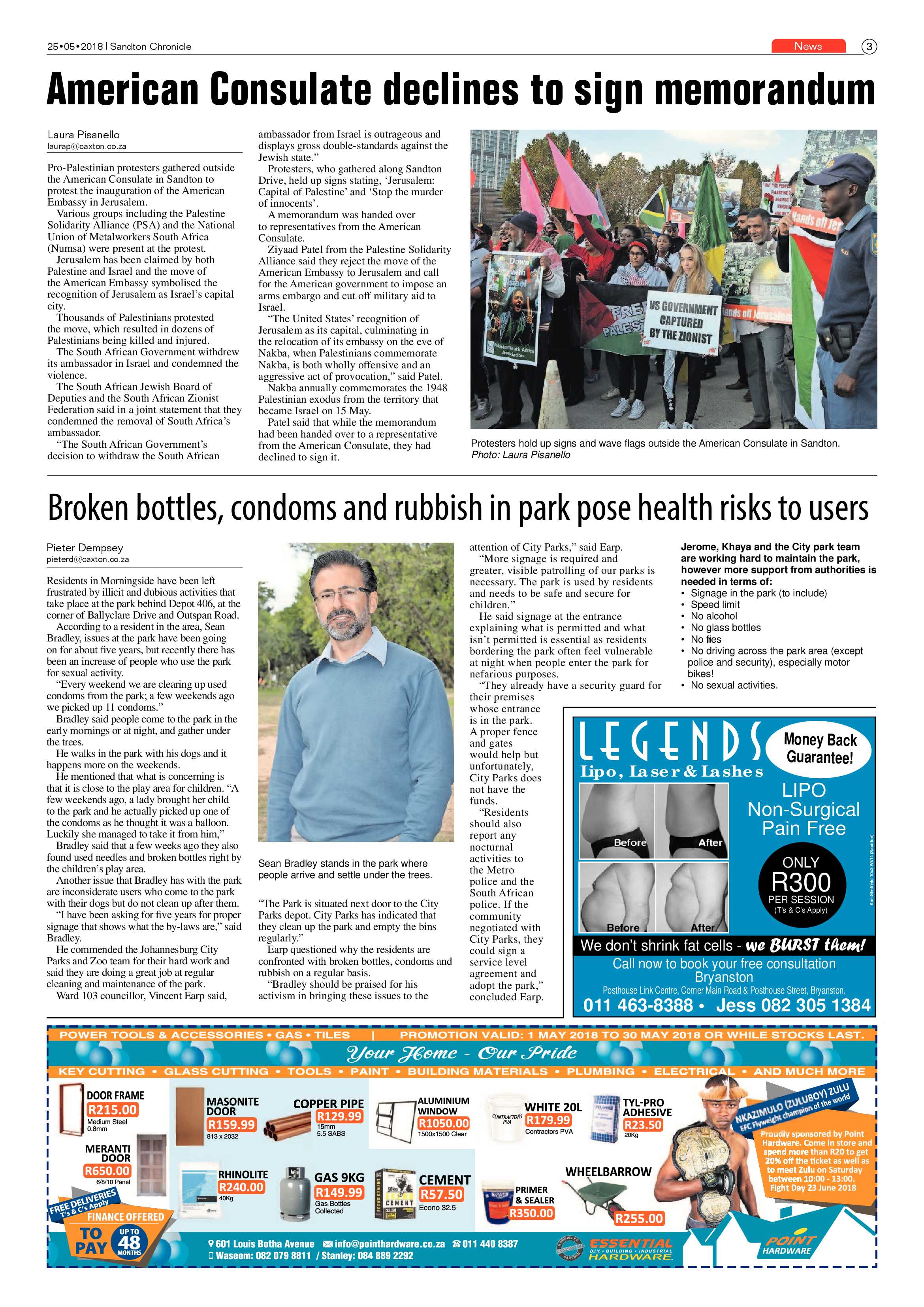 Sandton Chronicle 25 May 2018 page 3