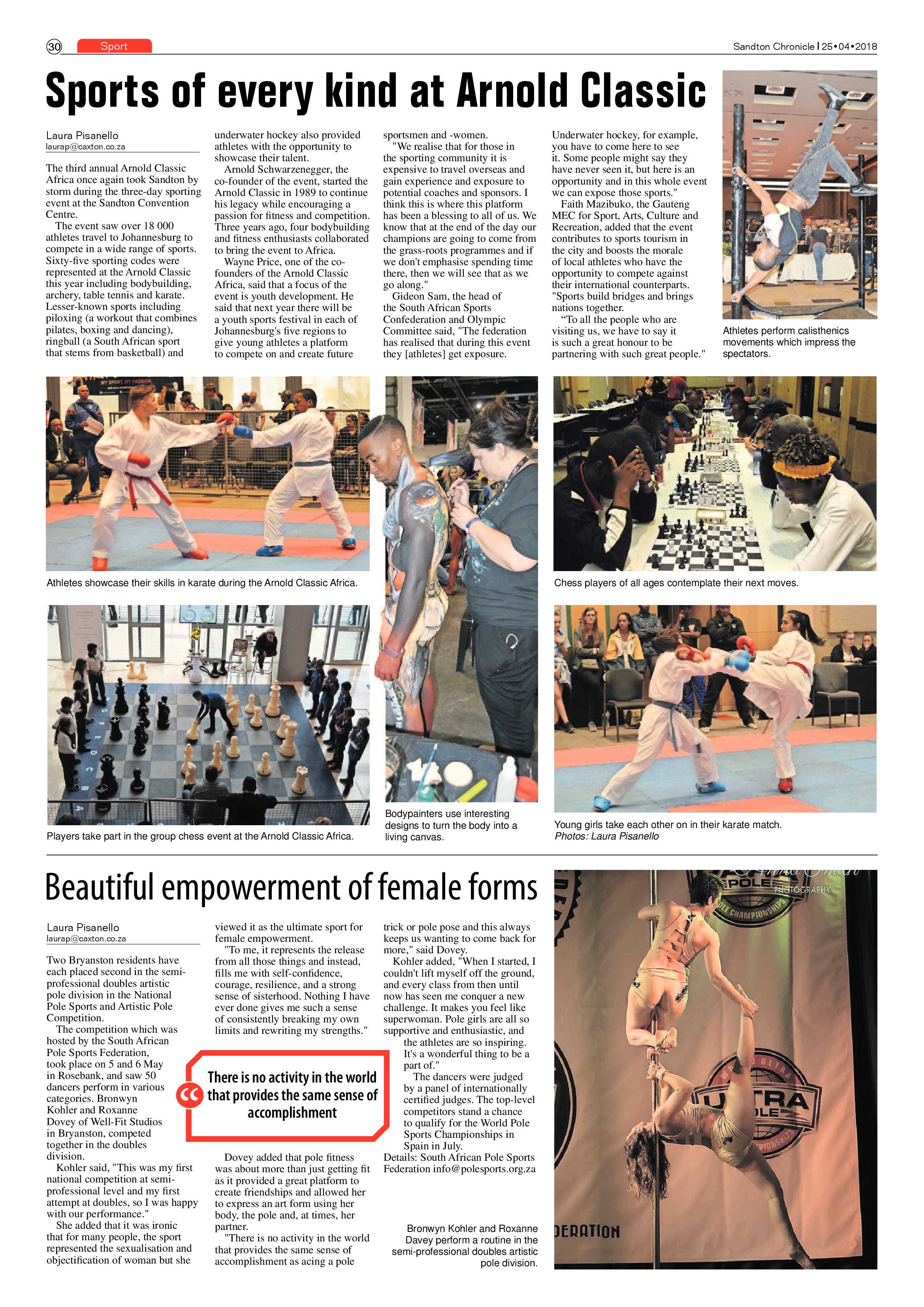 Sandton Chronicle 25 May 2018 page 30