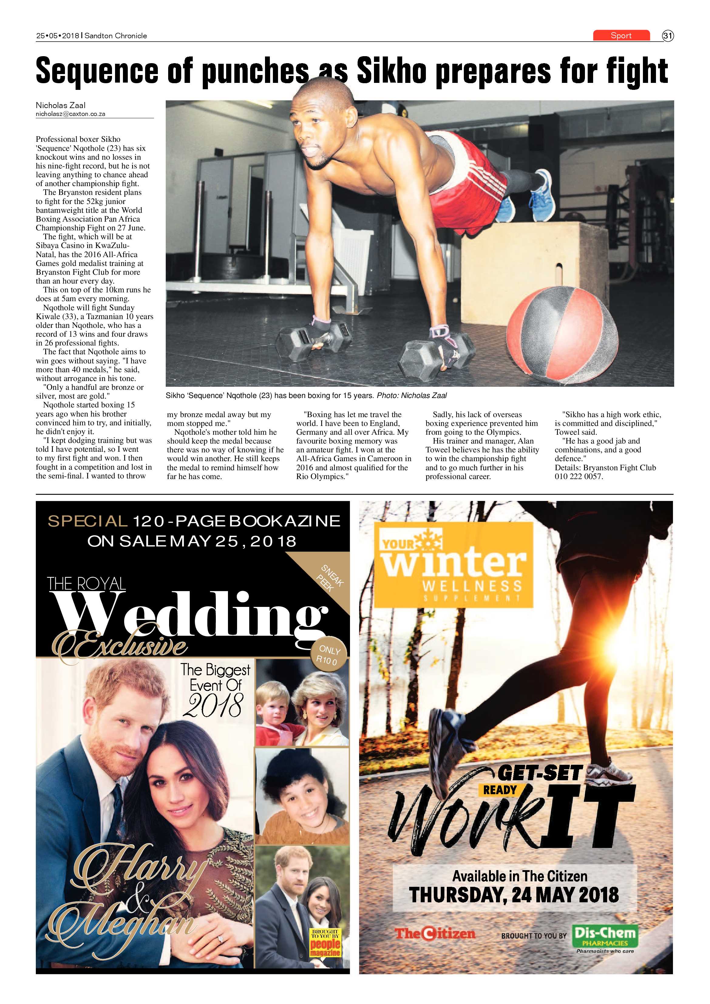 Sandton Chronicle 25 May 2018 page 31