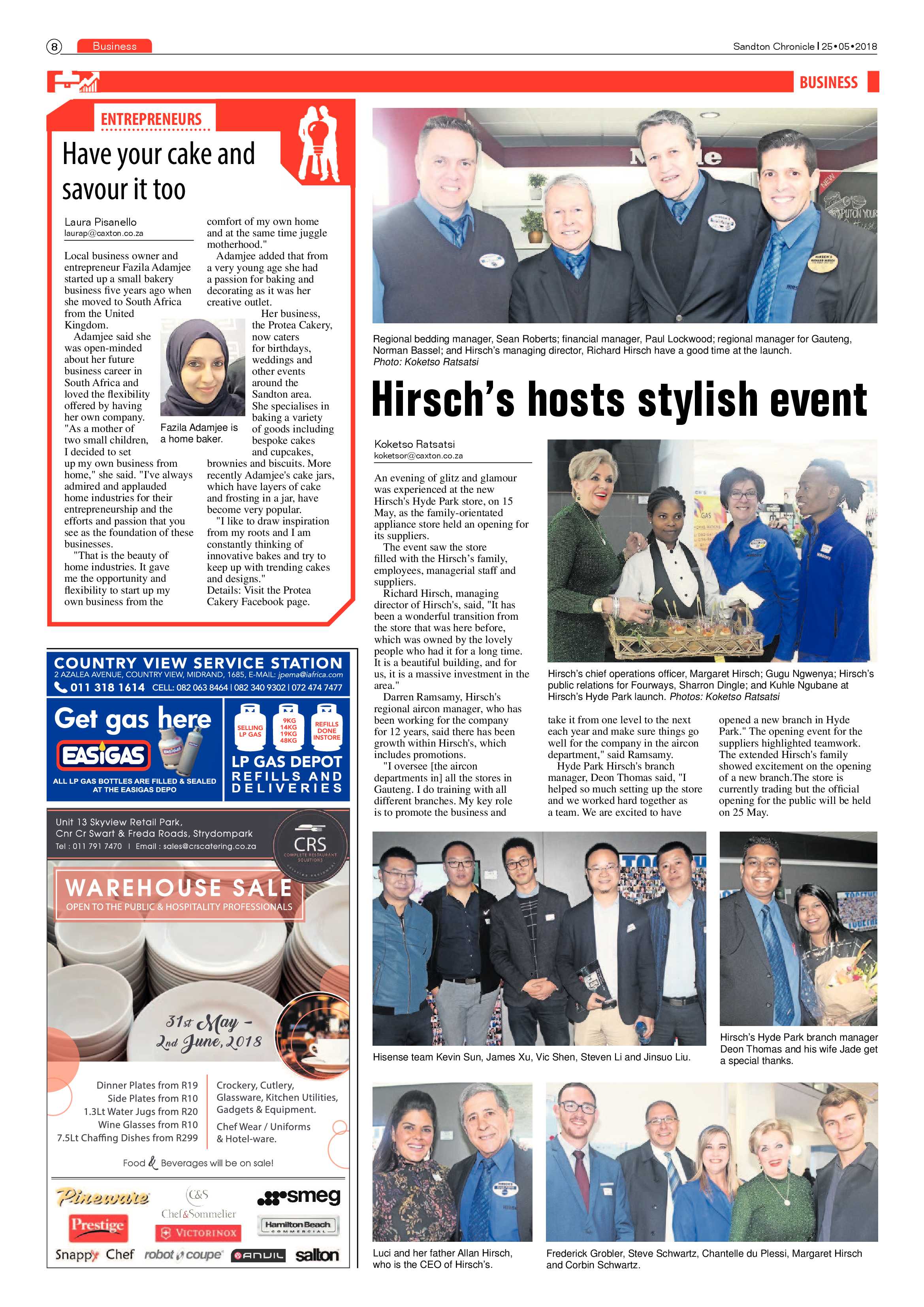 Sandton Chronicle 25 May 2018 page 8
