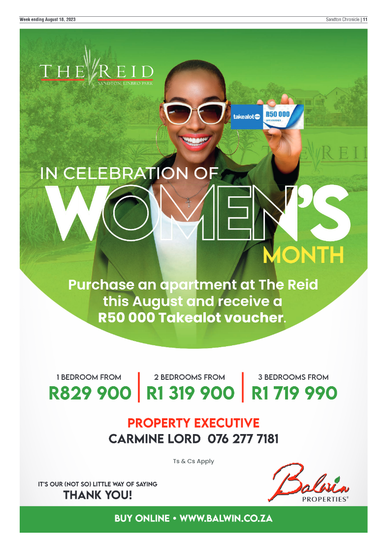 Sandton Chronicle 18 August 2023 page 11