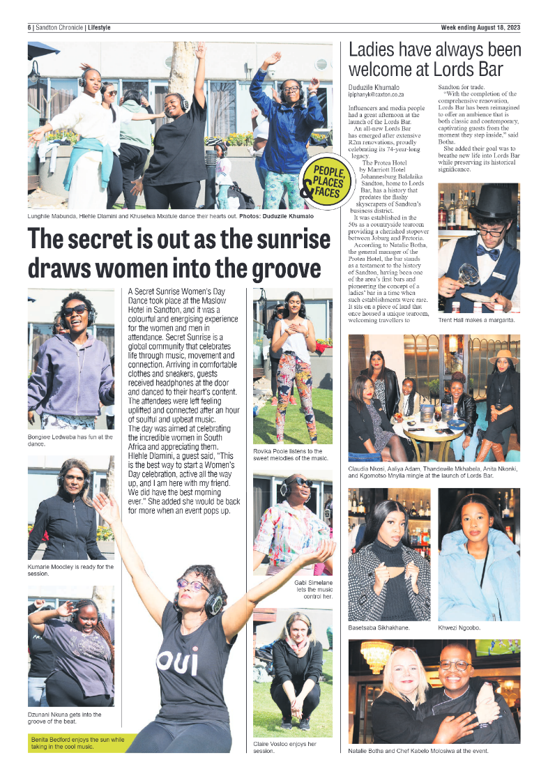 Sandton Chronicle 18 August 2023 page 6