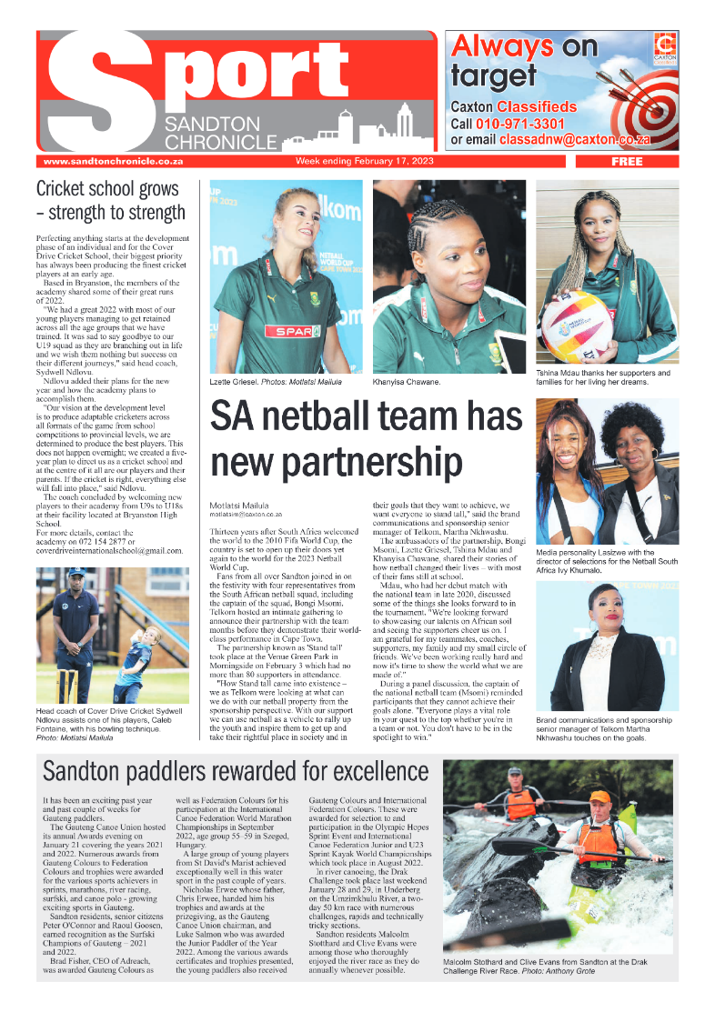 Sandton Chronicle 17 Feb 2023 page 12