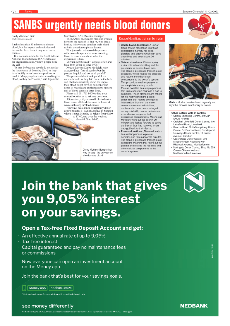 Sandton Chronicle 17 Feb 2023 page 2