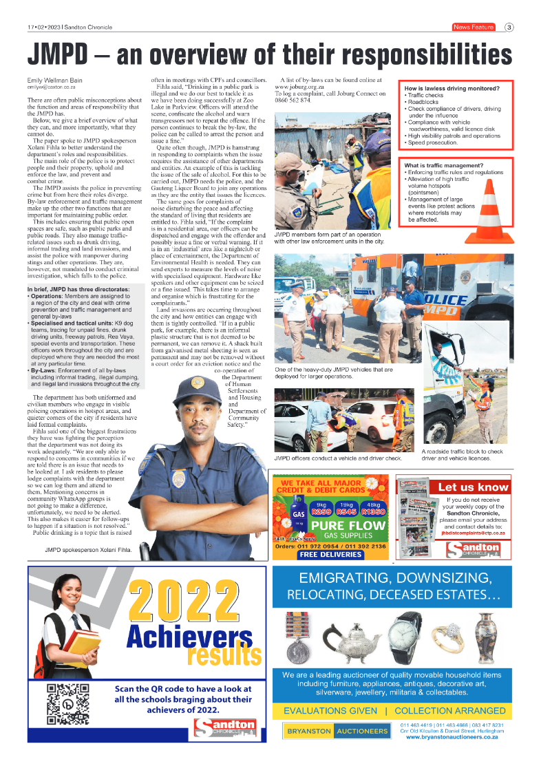 Sandton Chronicle 17 Feb 2023 page 3