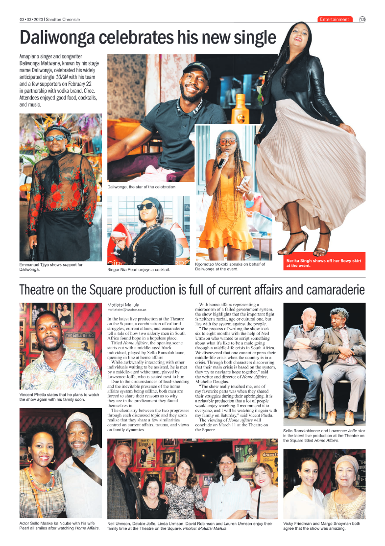 Sandton Chronicle 3 March 2023 page 13