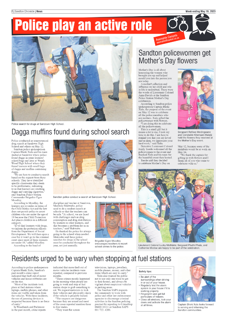 Sandton Chronicle 19 May 2023 page 2
