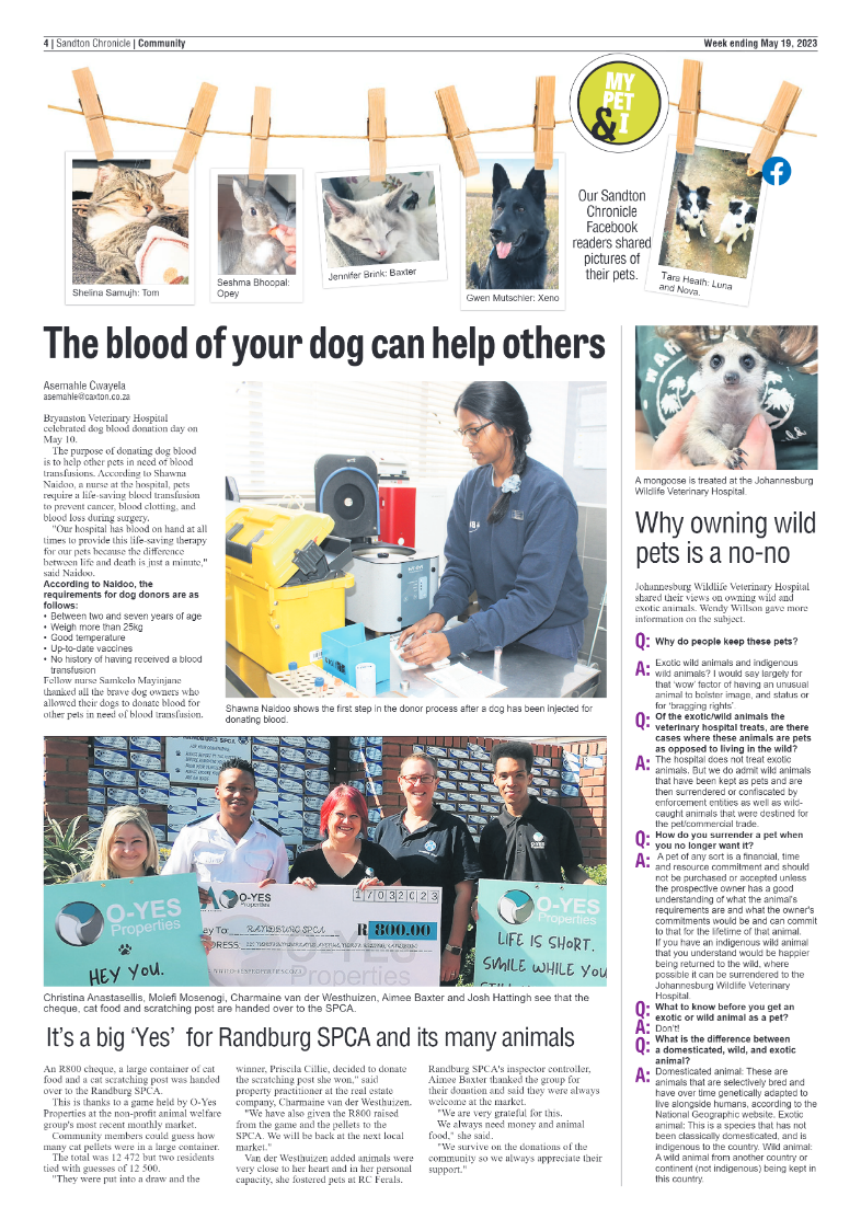 Sandton Chronicle 19 May 2023 page 4