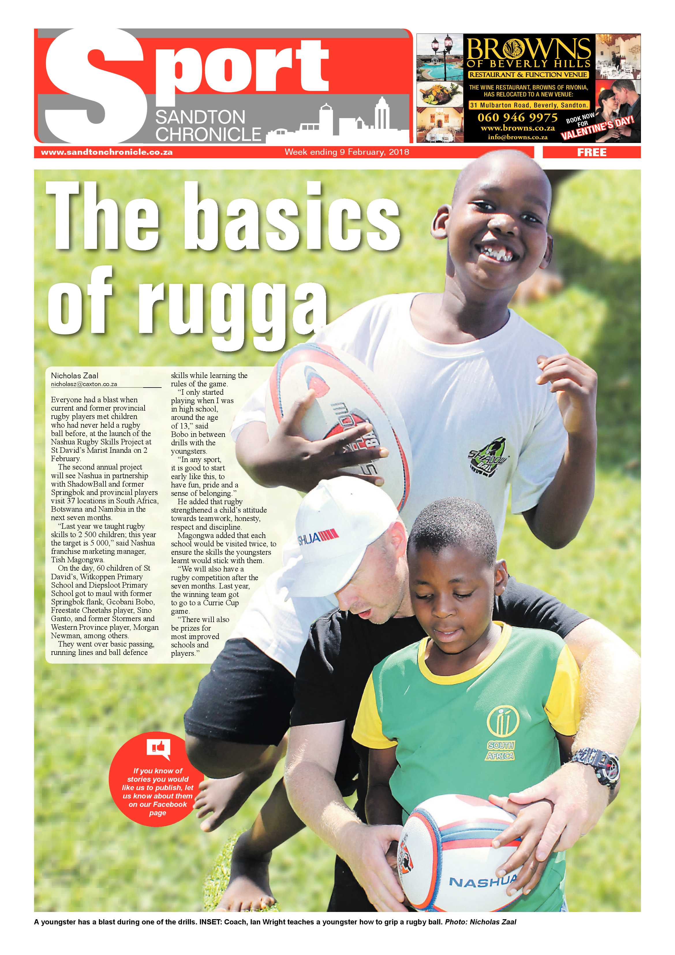 Sandton Chronicle -Feb 9, 2018 page 20