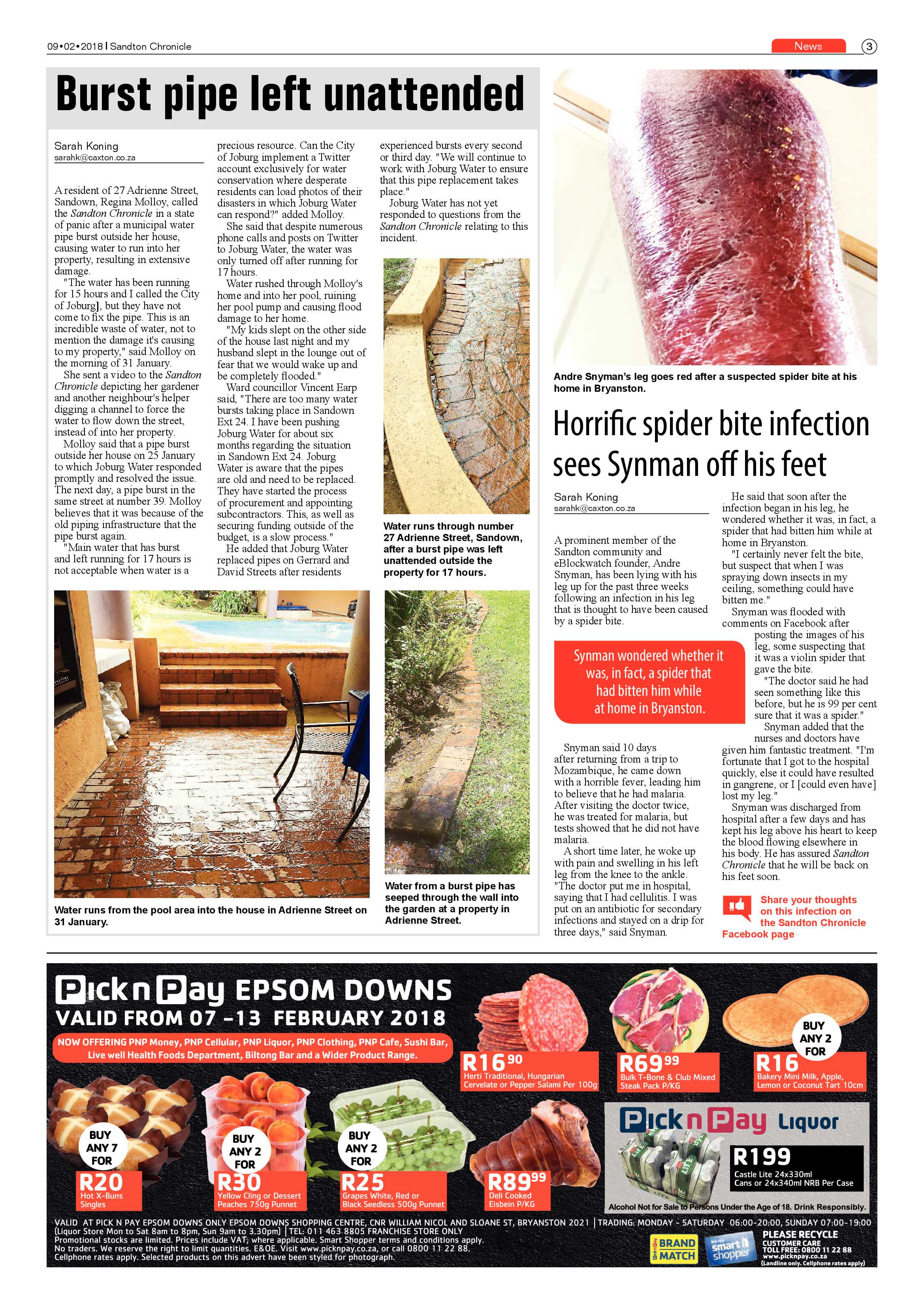 Sandton Chronicle -Feb 9, 2018 page 3