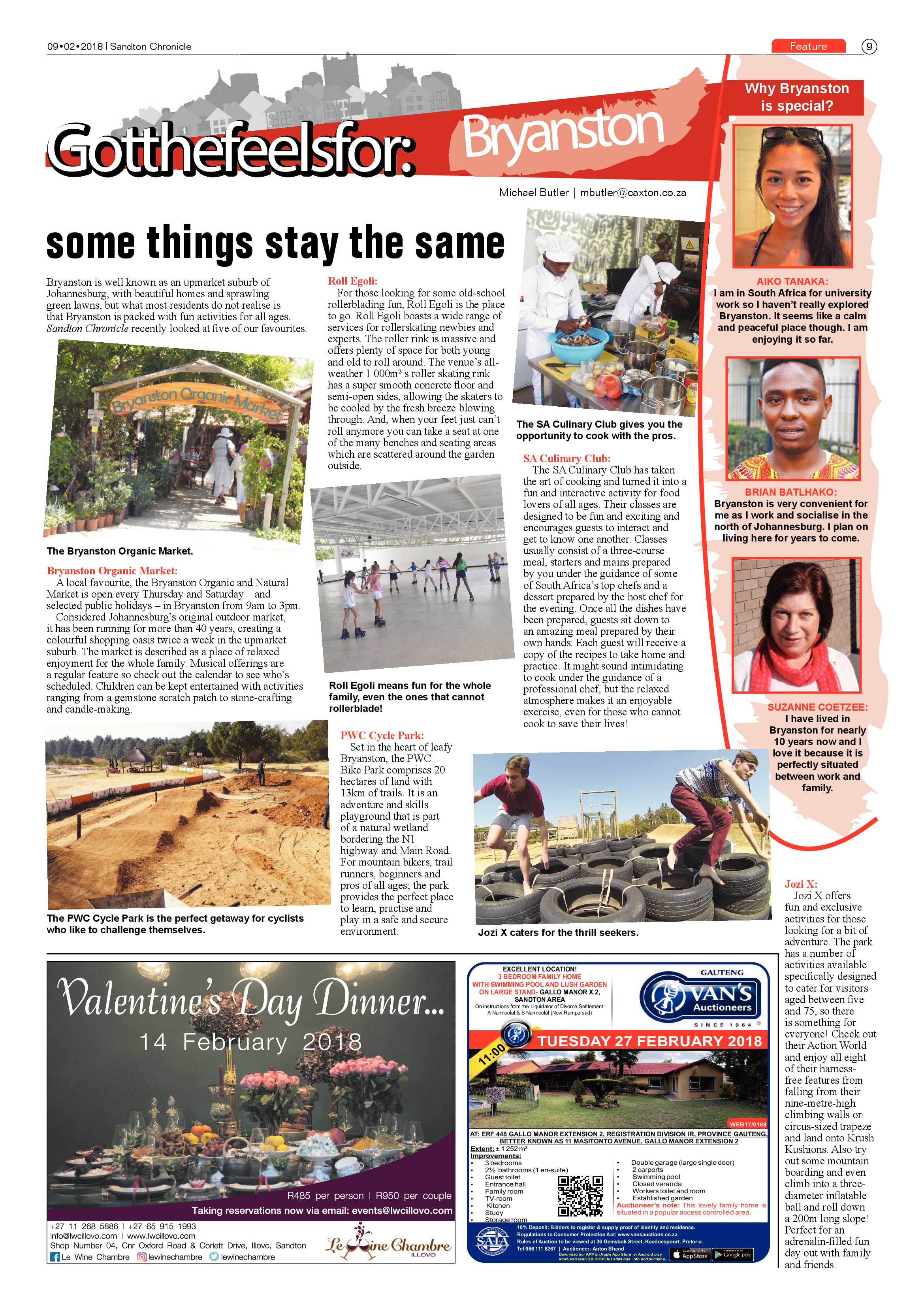 Sandton Chronicle -Feb 9, 2018 page 9