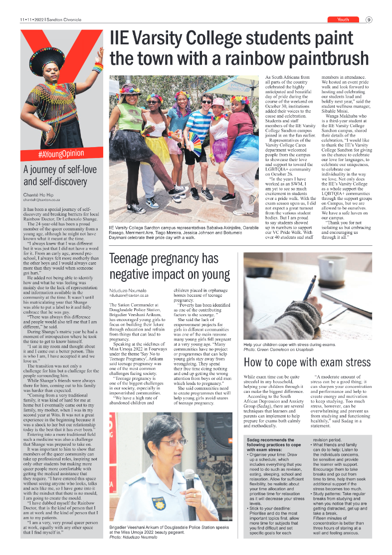 Sandton Chronicle Nov 11 2022 page 9