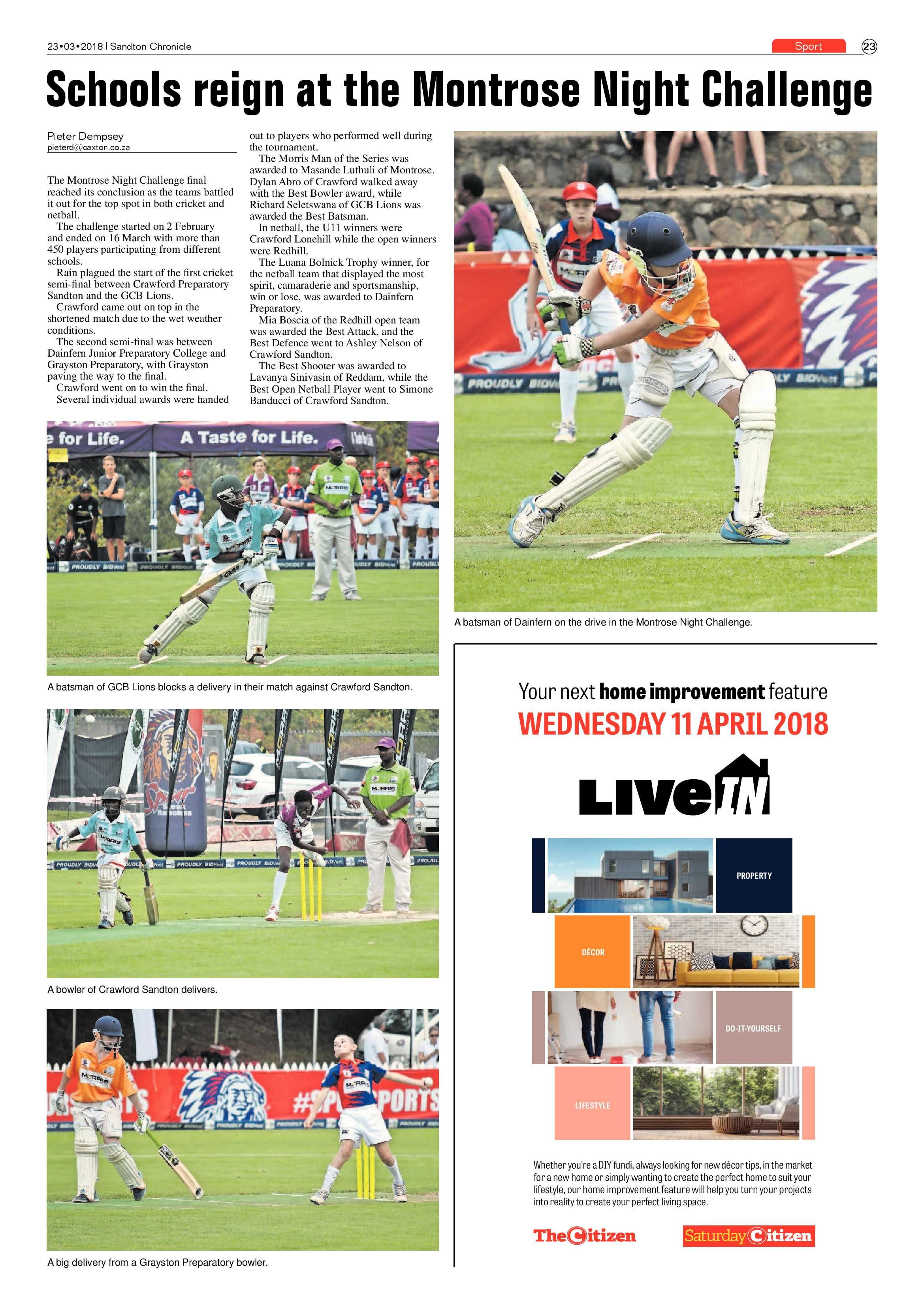 Sandton Chronicle 23 March 2018 page 23