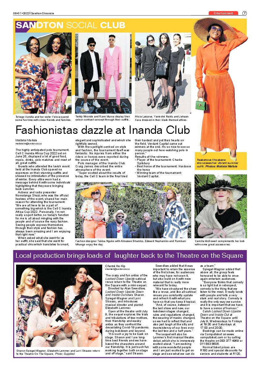 Sandton Chronicle 8 July 2022 page 7