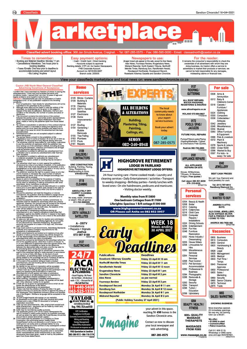 Sandton Chronicle16 April 2021 page 10