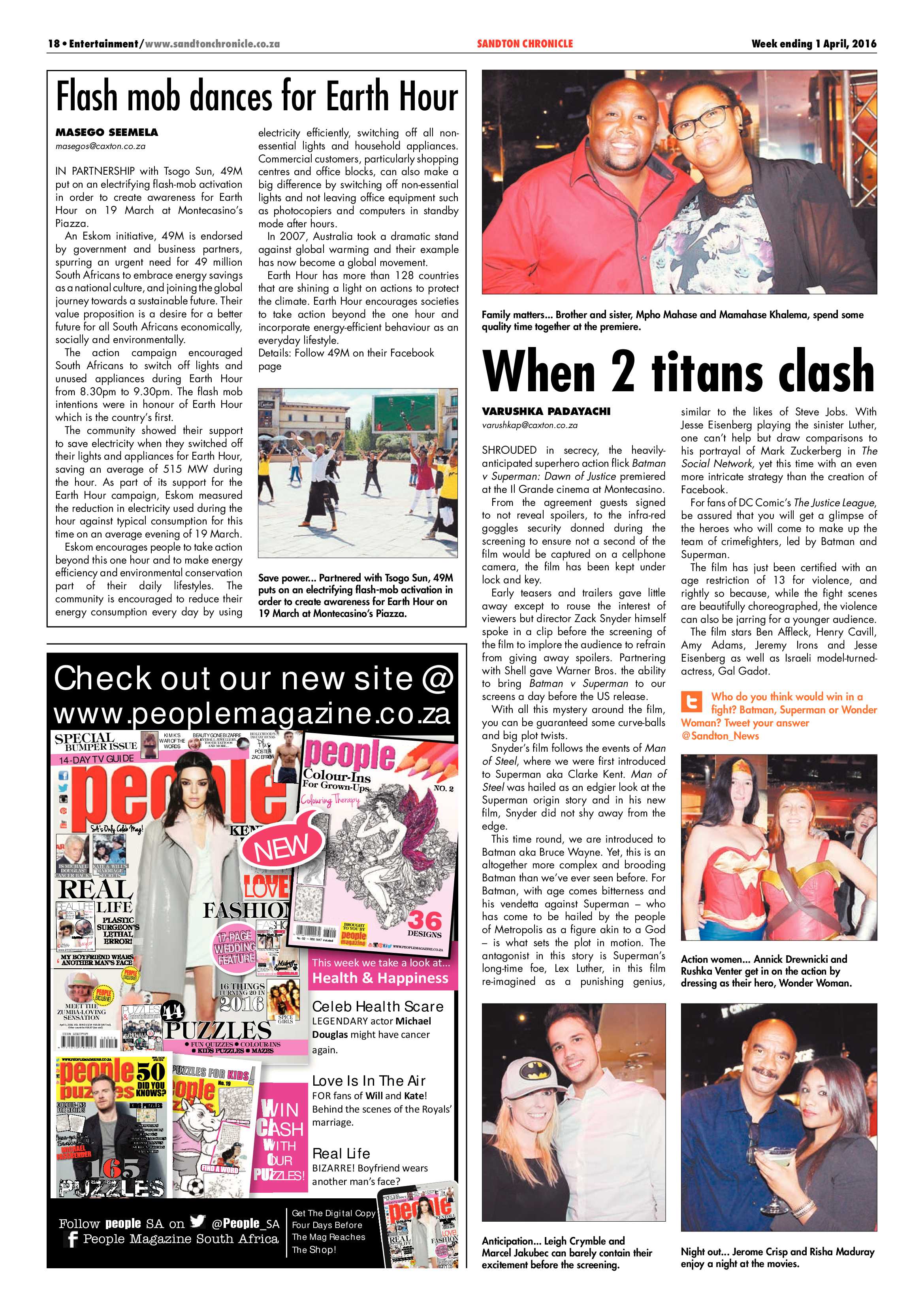 Sandton Chronicle 01 April 2016 page 18