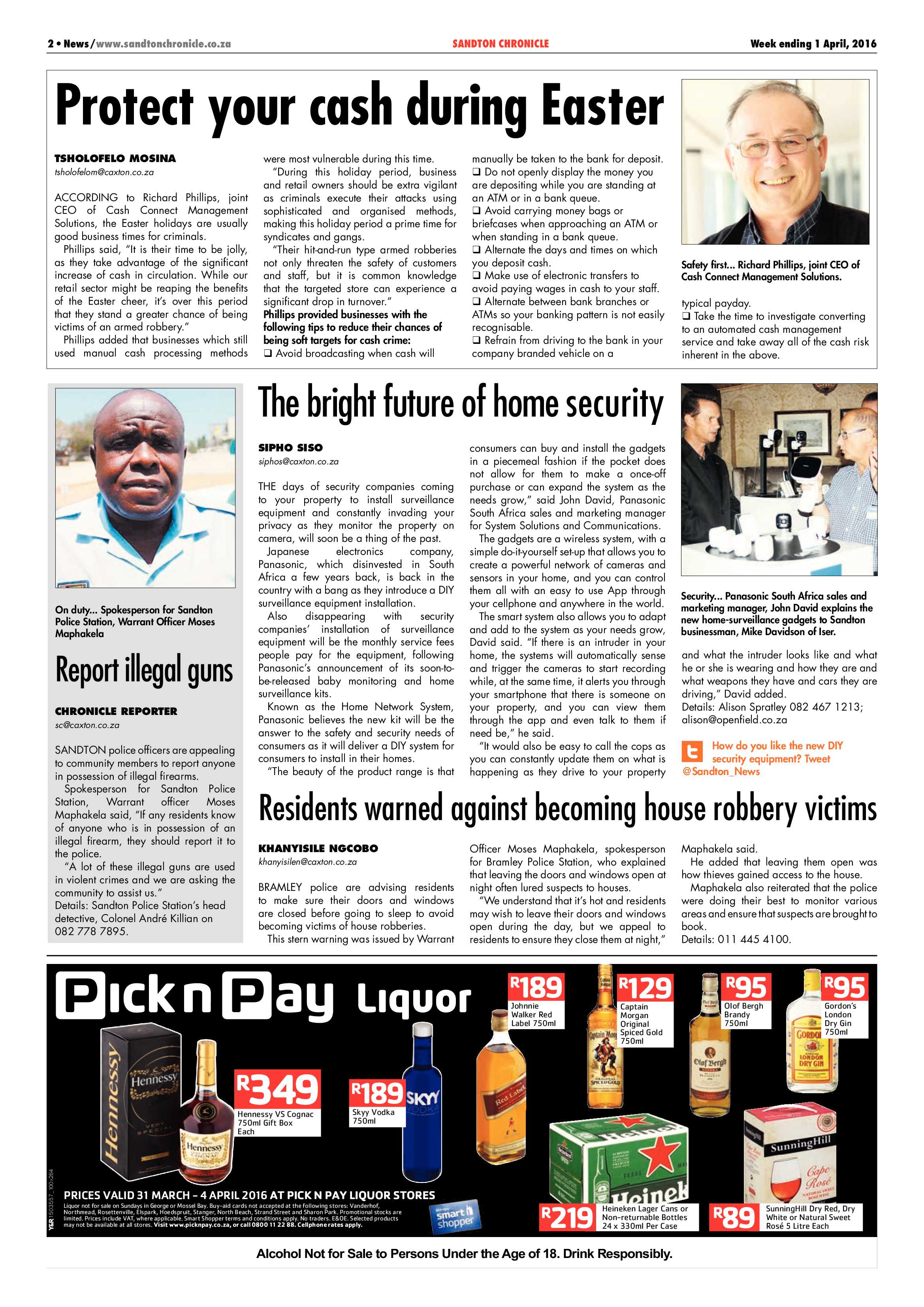 Sandton Chronicle 01 April 2016 page 2