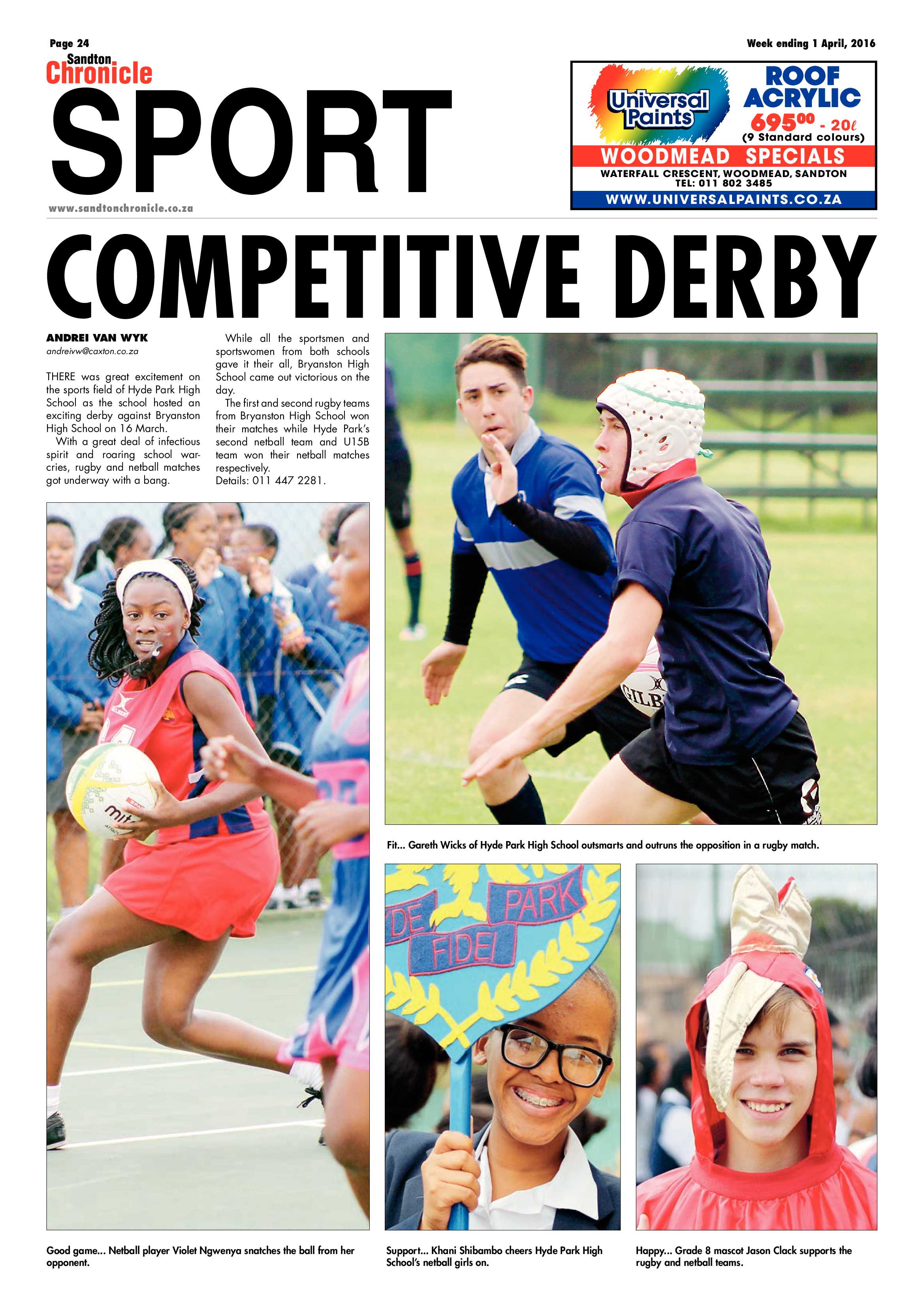 Sandton Chronicle 01 April 2016 page 24