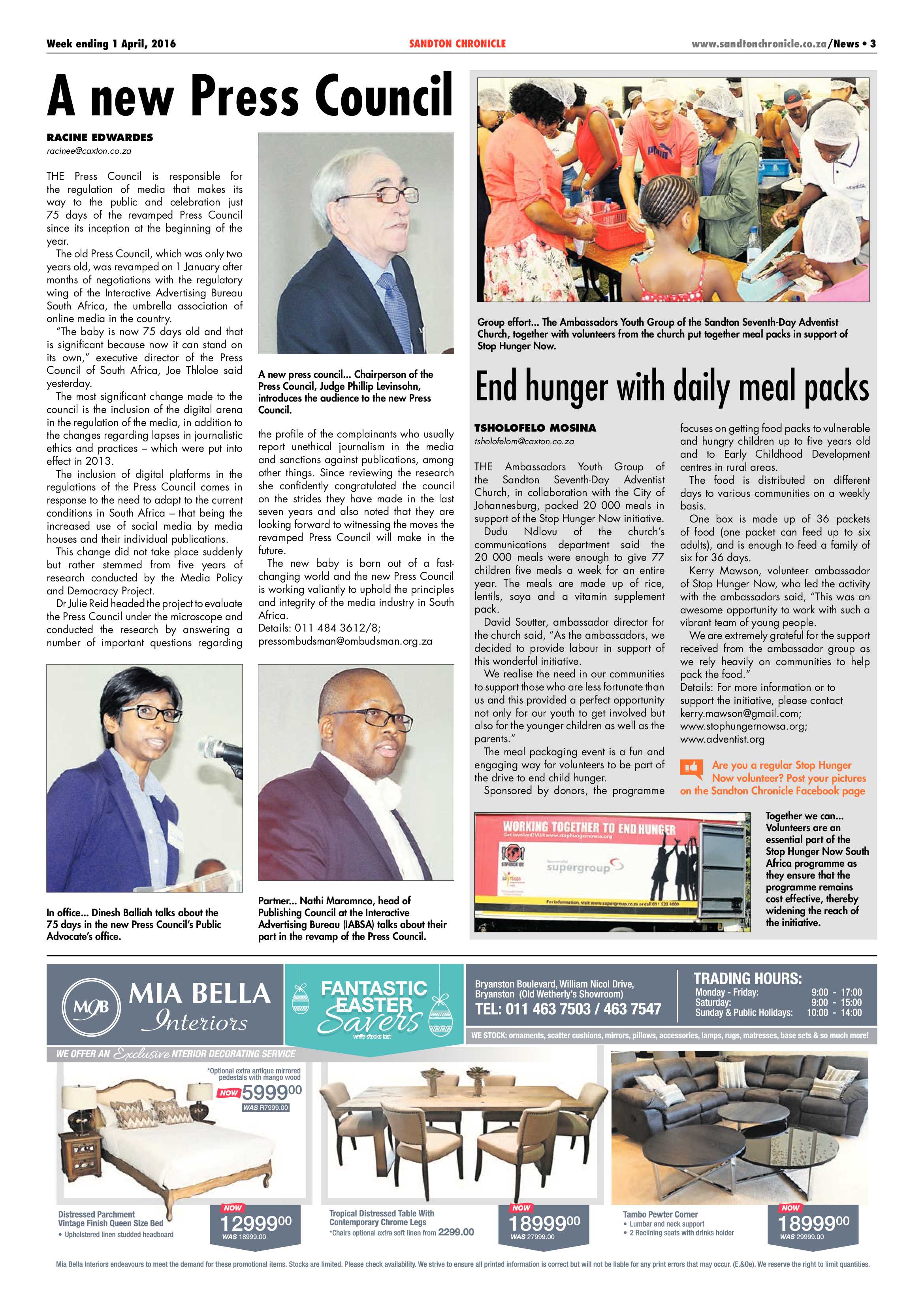 Sandton Chronicle 01 April 2016 page 3