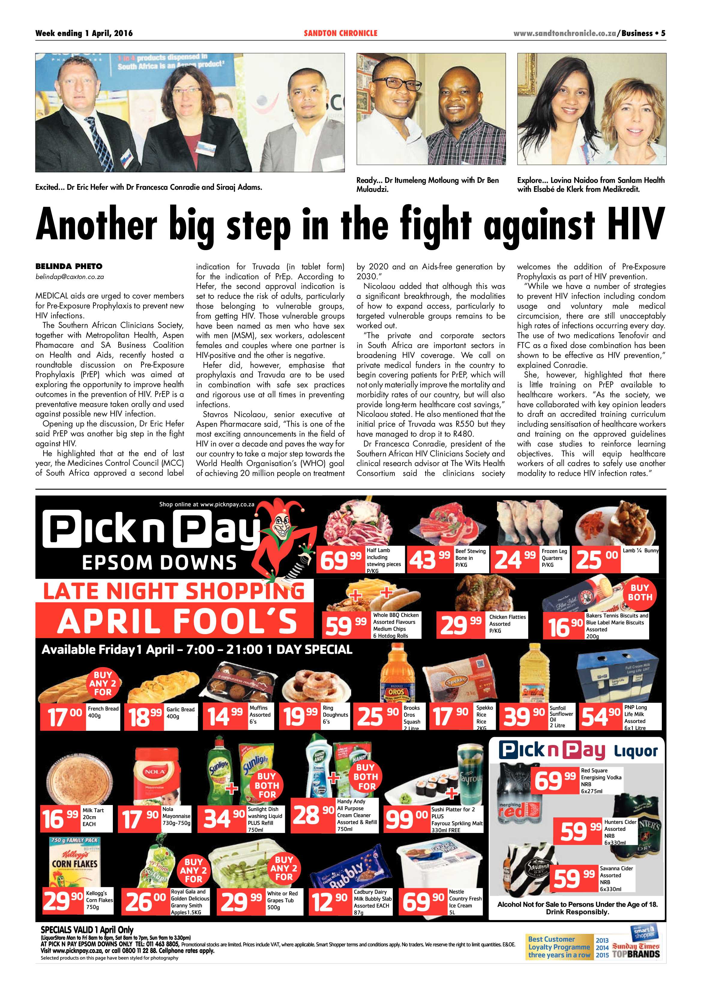 Sandton Chronicle 01 April 2016 page 5