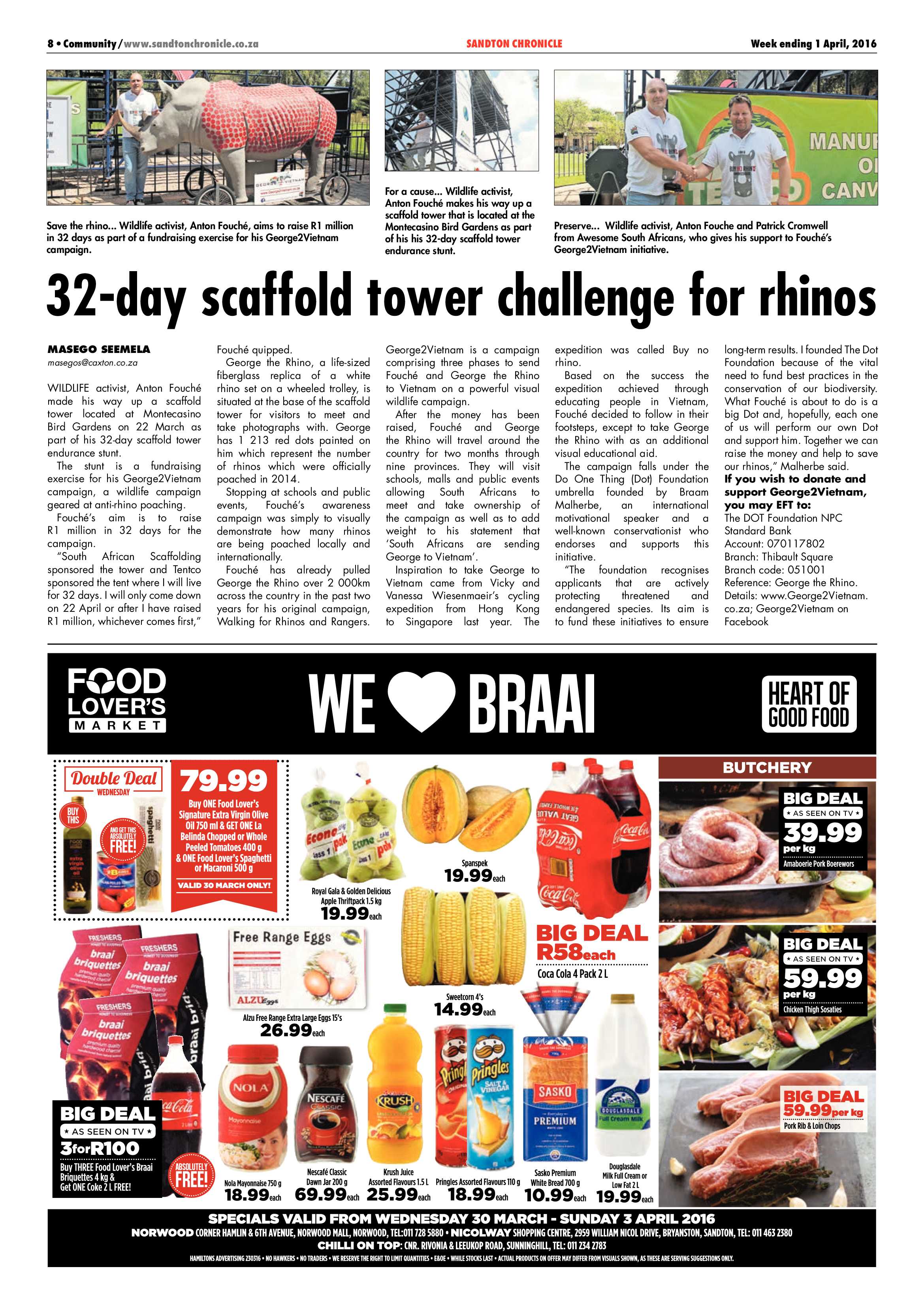 Sandton Chronicle 01 April 2016 page 8