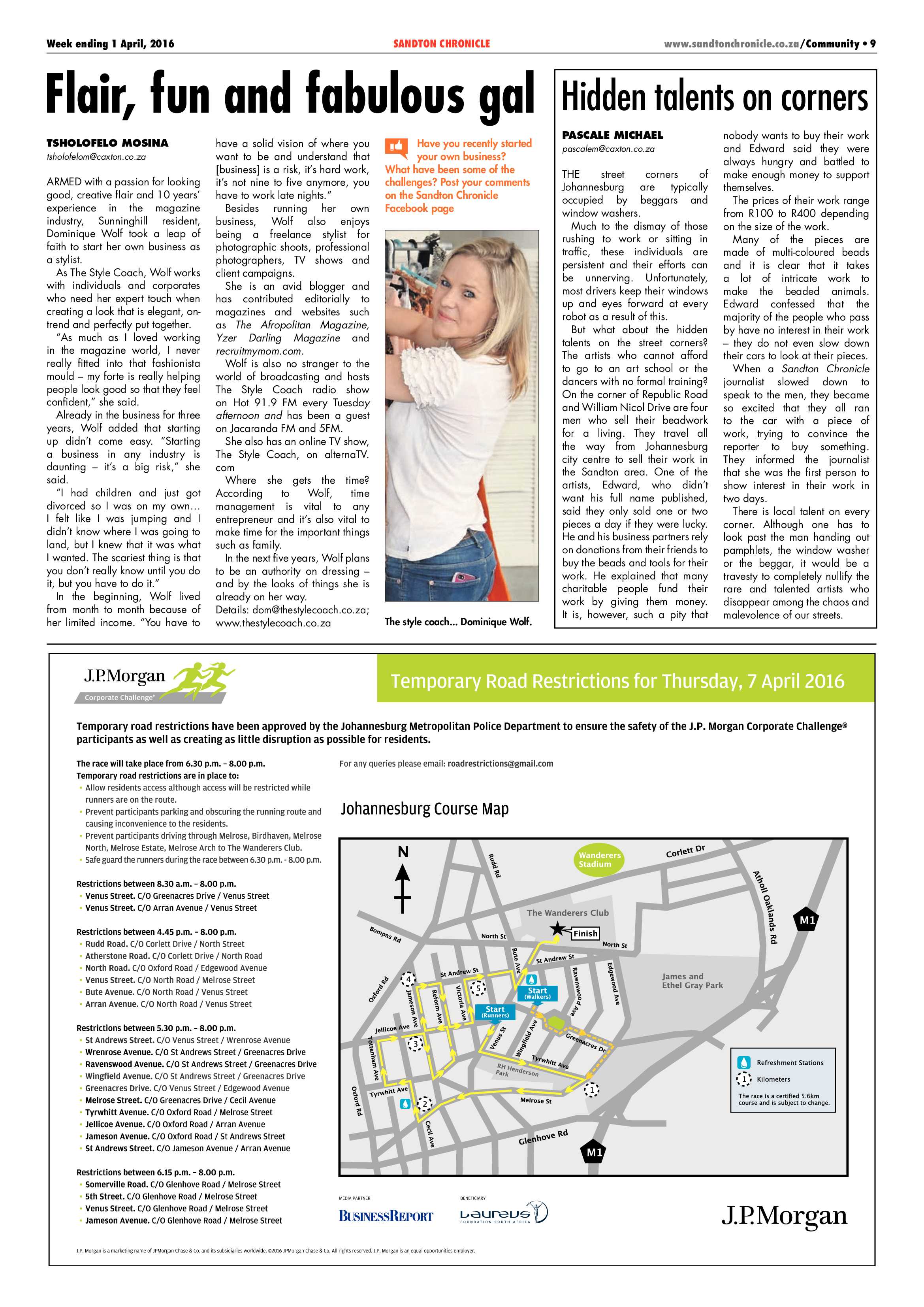Sandton Chronicle 01 April 2016 page 9