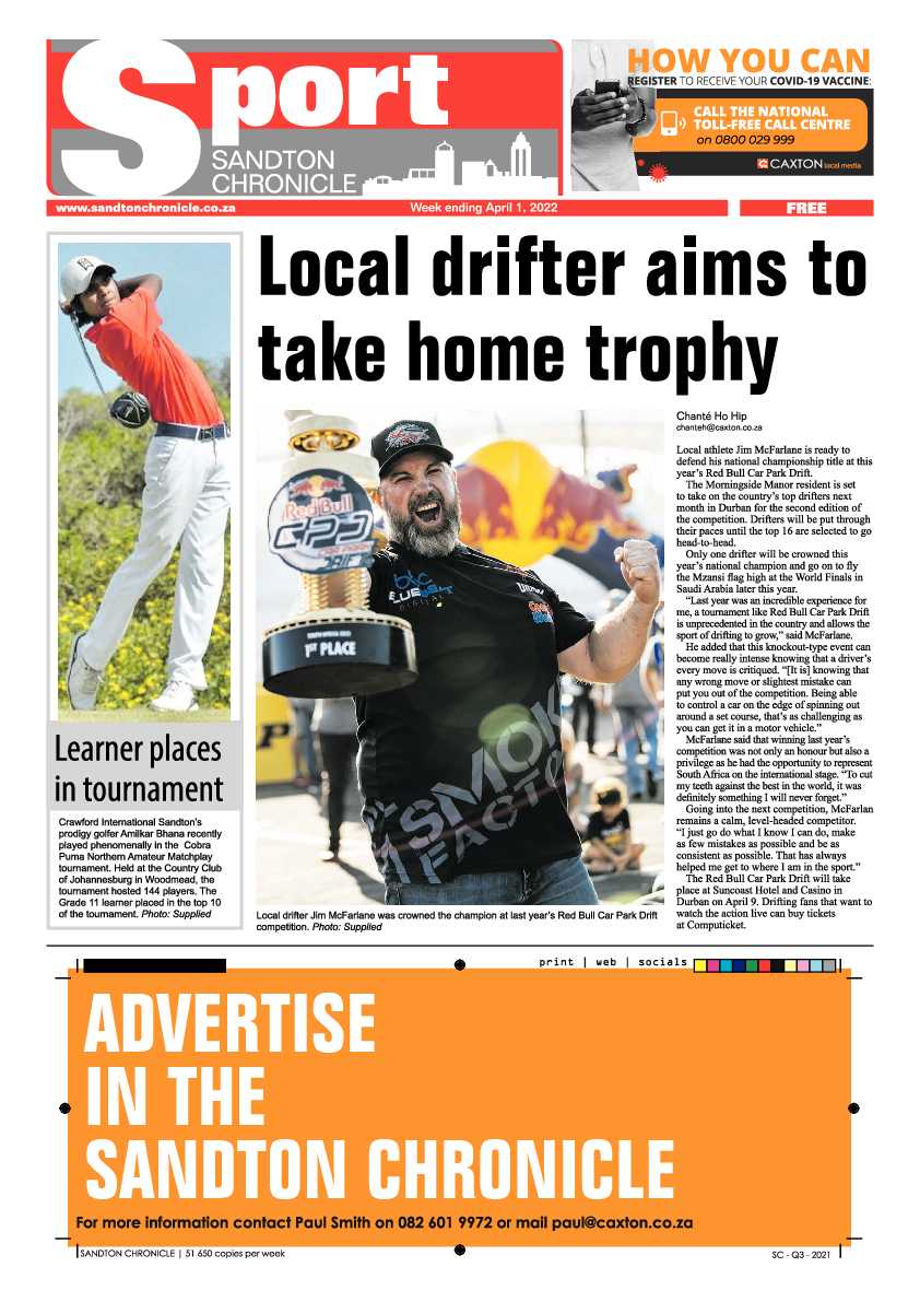 Sandton Chronicle 01 April 2022 page 16