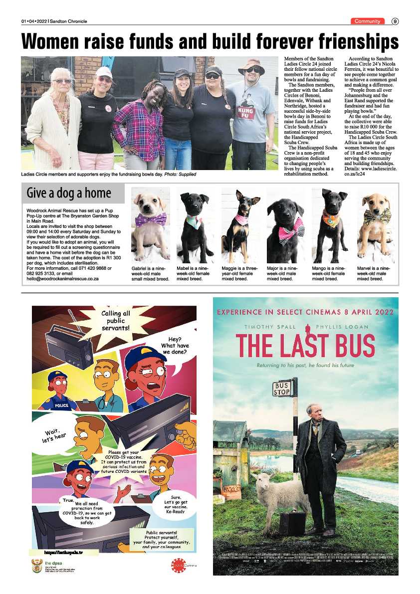Sandton Chronicle 01 April 2022 page 9