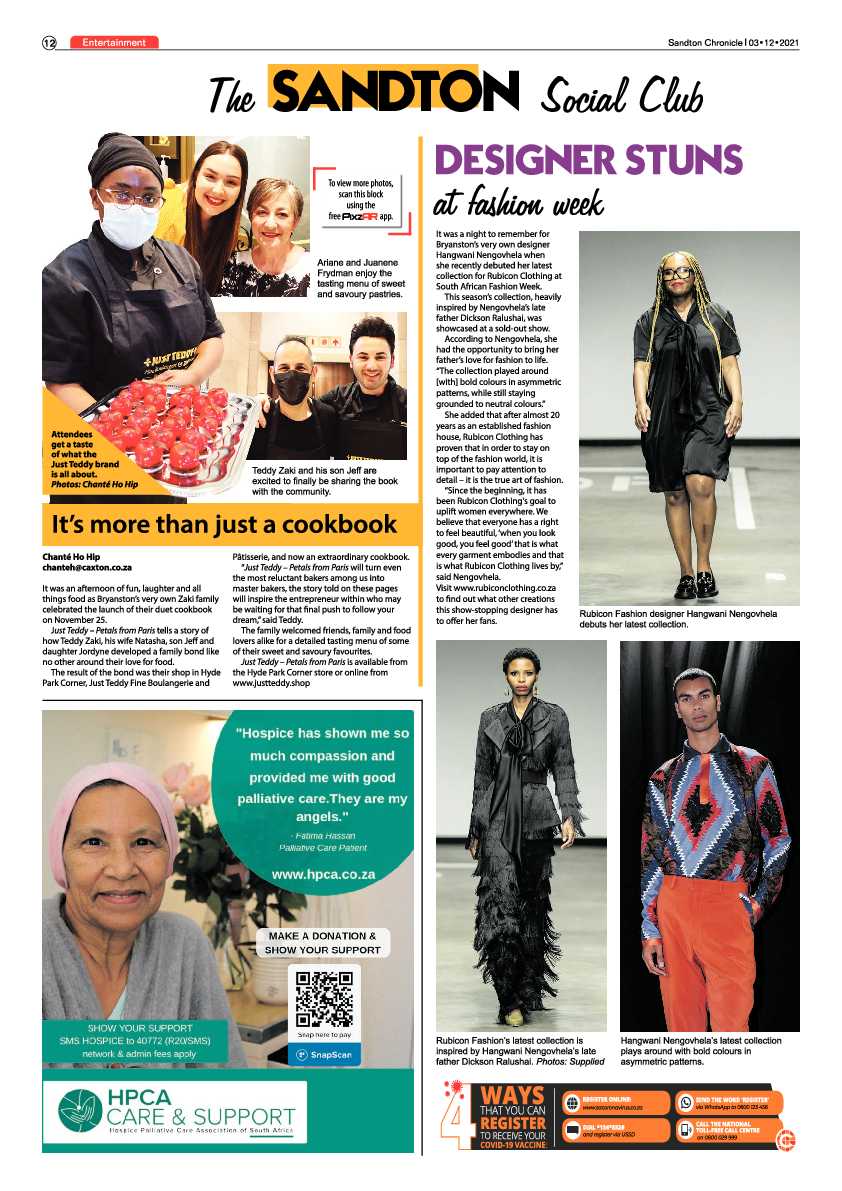 Sandton Chronicle 03 December 2021 page 12