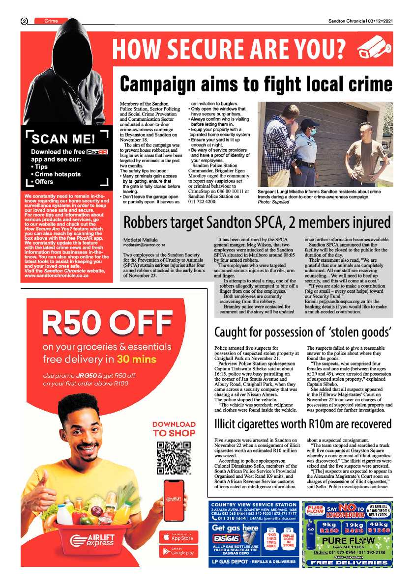 Sandton Chronicle 03 December 2021 page 2