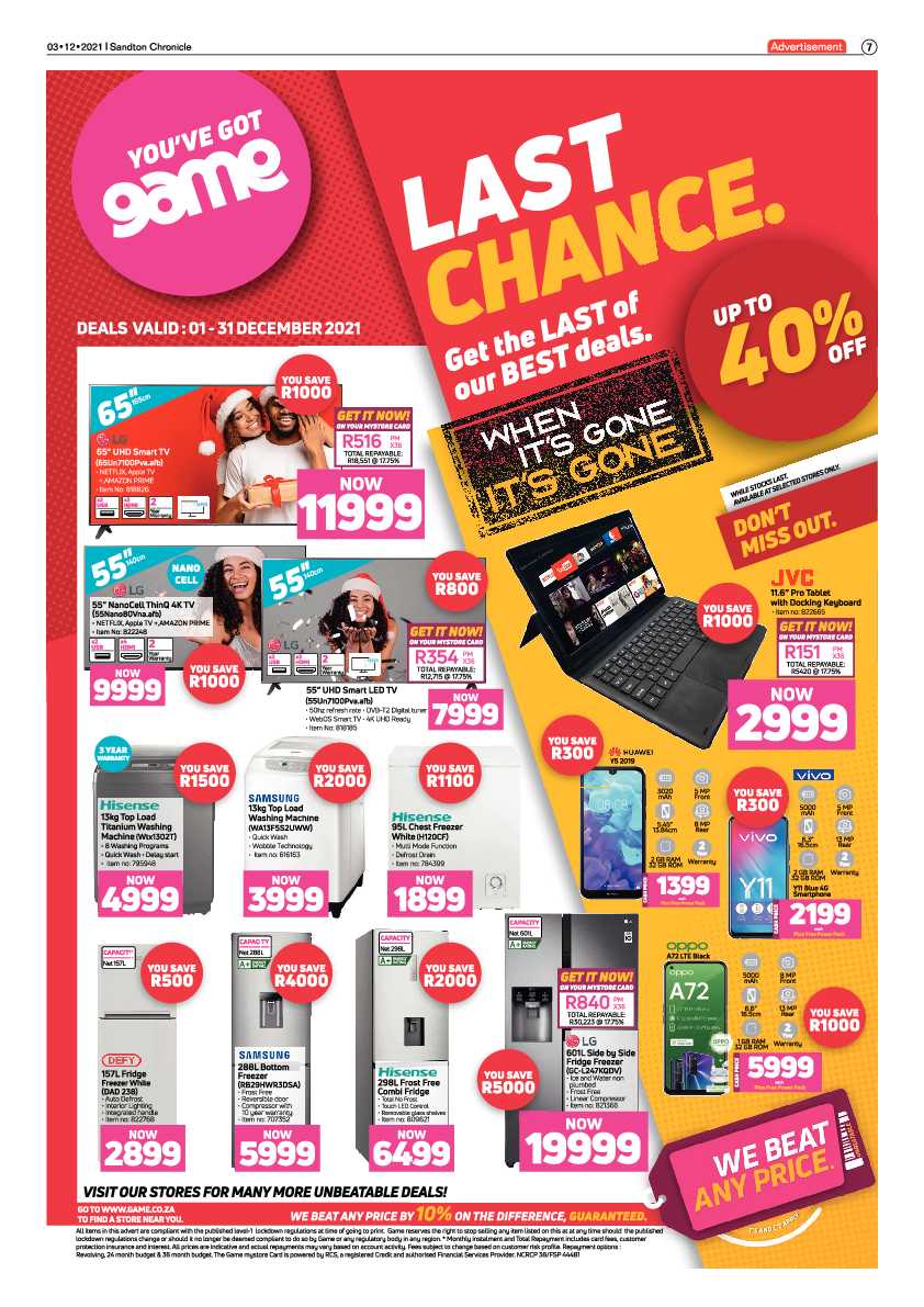 Sandton Chronicle 03 December 2021 page 7