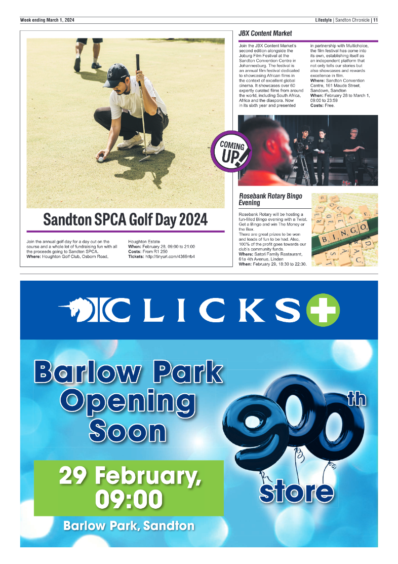 Sandton Chronicle 01 March 2024 page 11