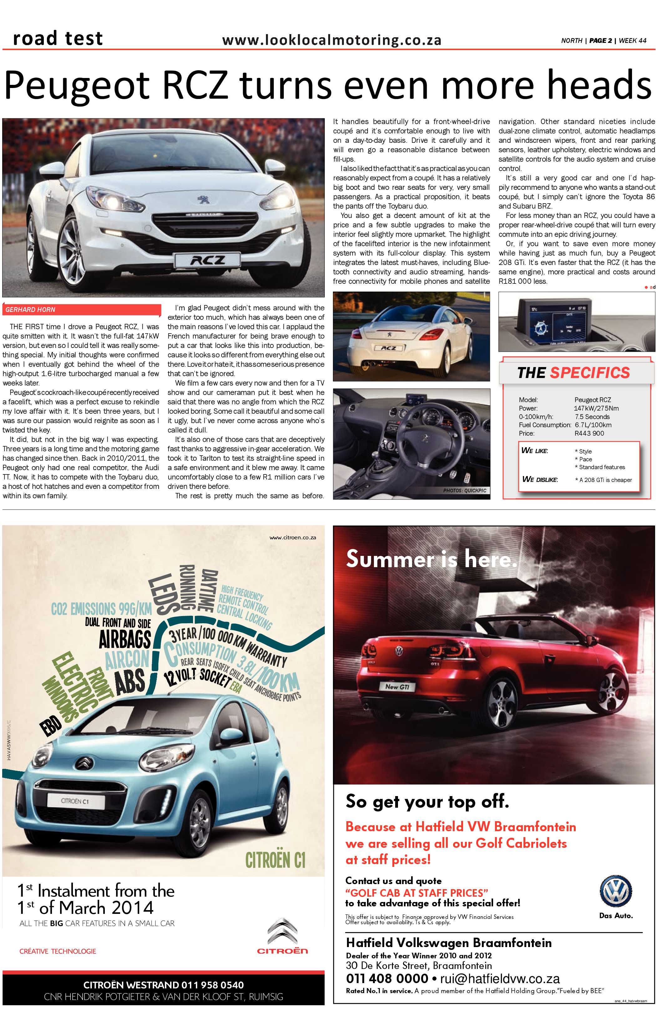 Sandton Chronicle 01 November 2013 page 22